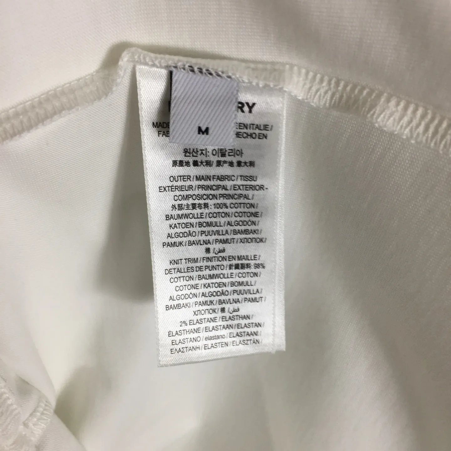 BURBERRY 2025ss新作白重ねポケット半袖Tシャツ - 画像 (7)