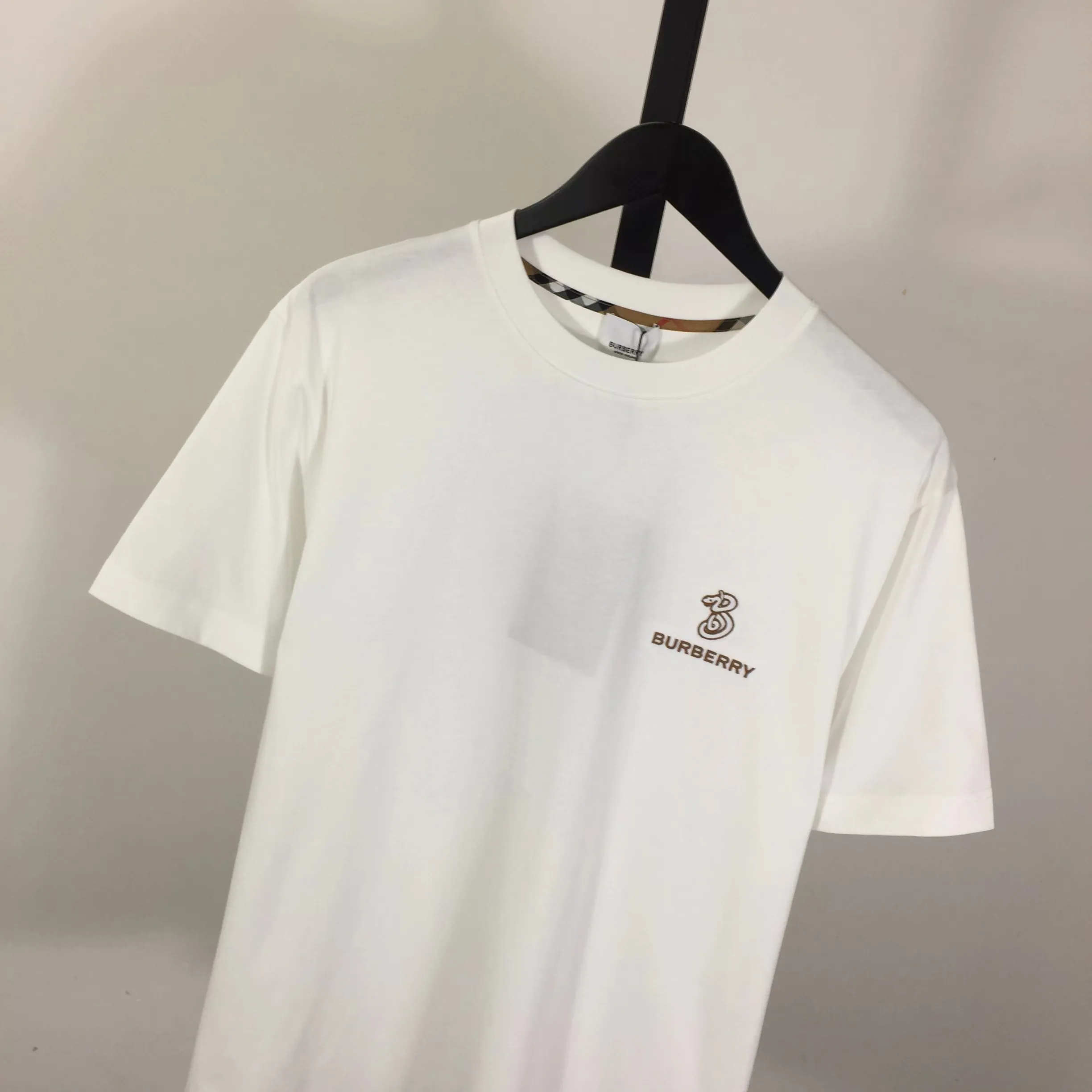 BURBERRY 2025ss 白刺繍Tシャツ S-XXL - 画像 (4)