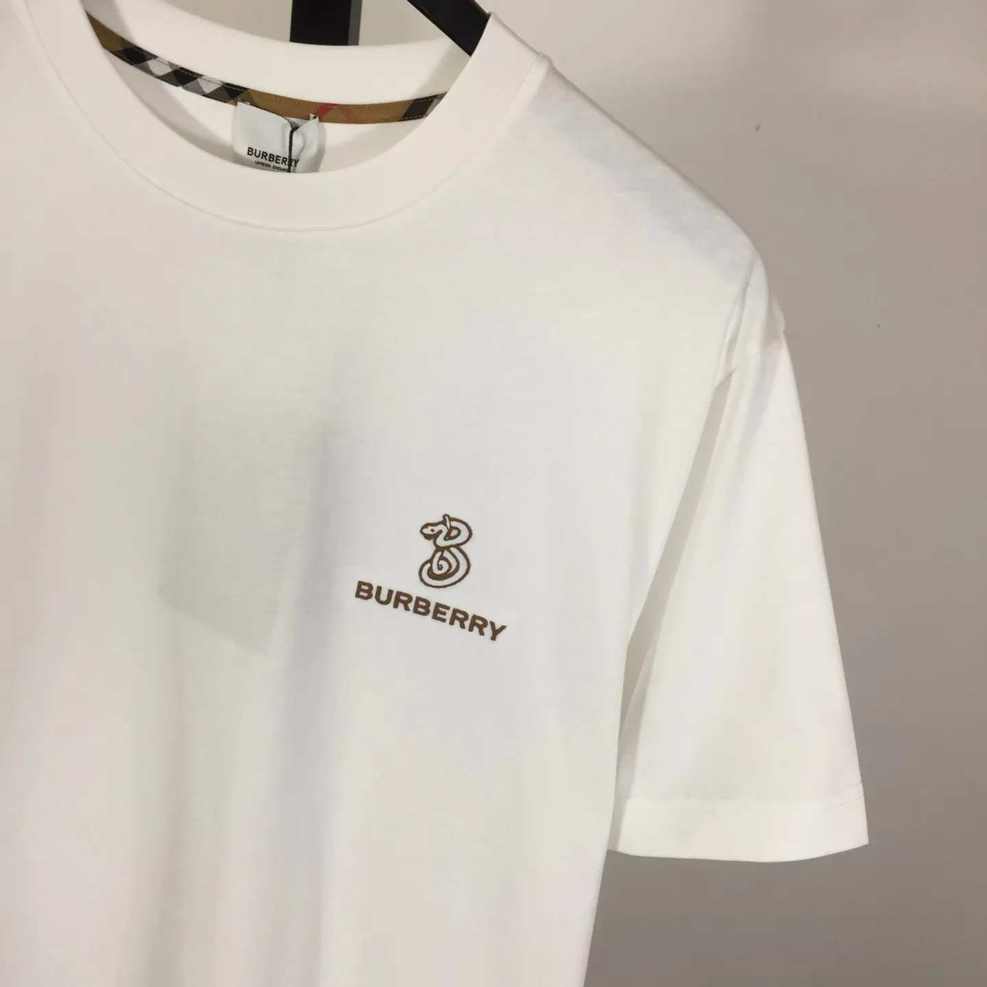 BURBERRY 2025ss 白刺繍Tシャツ S-XXL - 画像 (5)