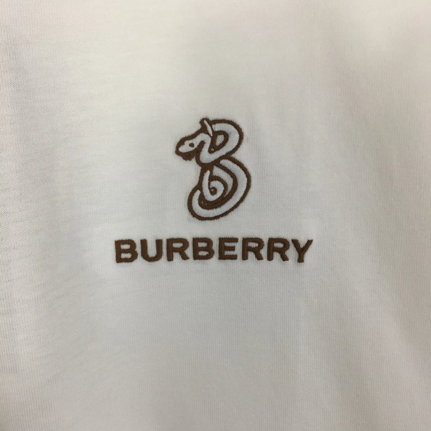 BURBERRY 2025ss 白刺繍Tシャツ S-XXL - 画像 (6)