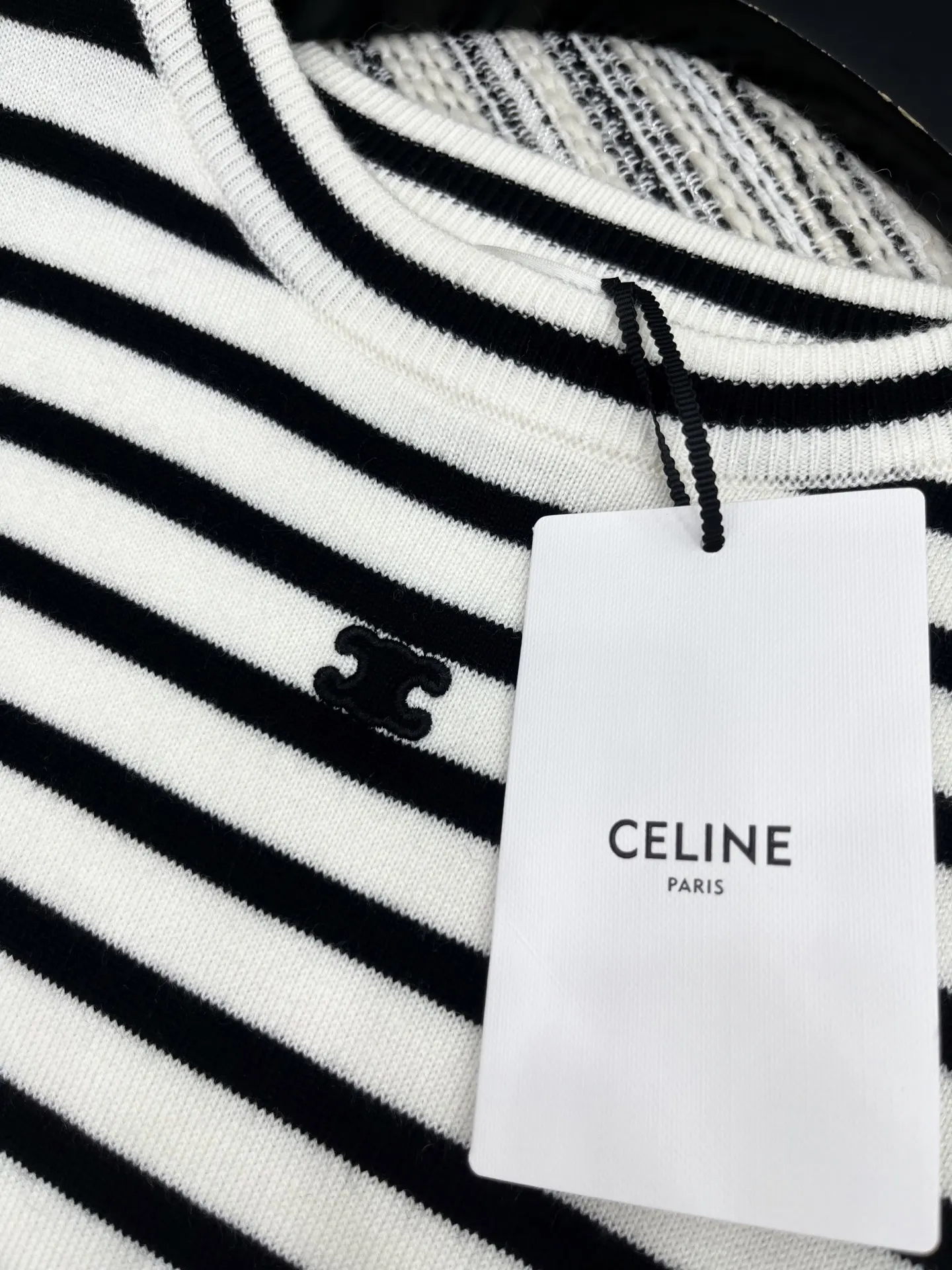 セリーノ黒ストライプ新作ニットドレス - 画像 (5)