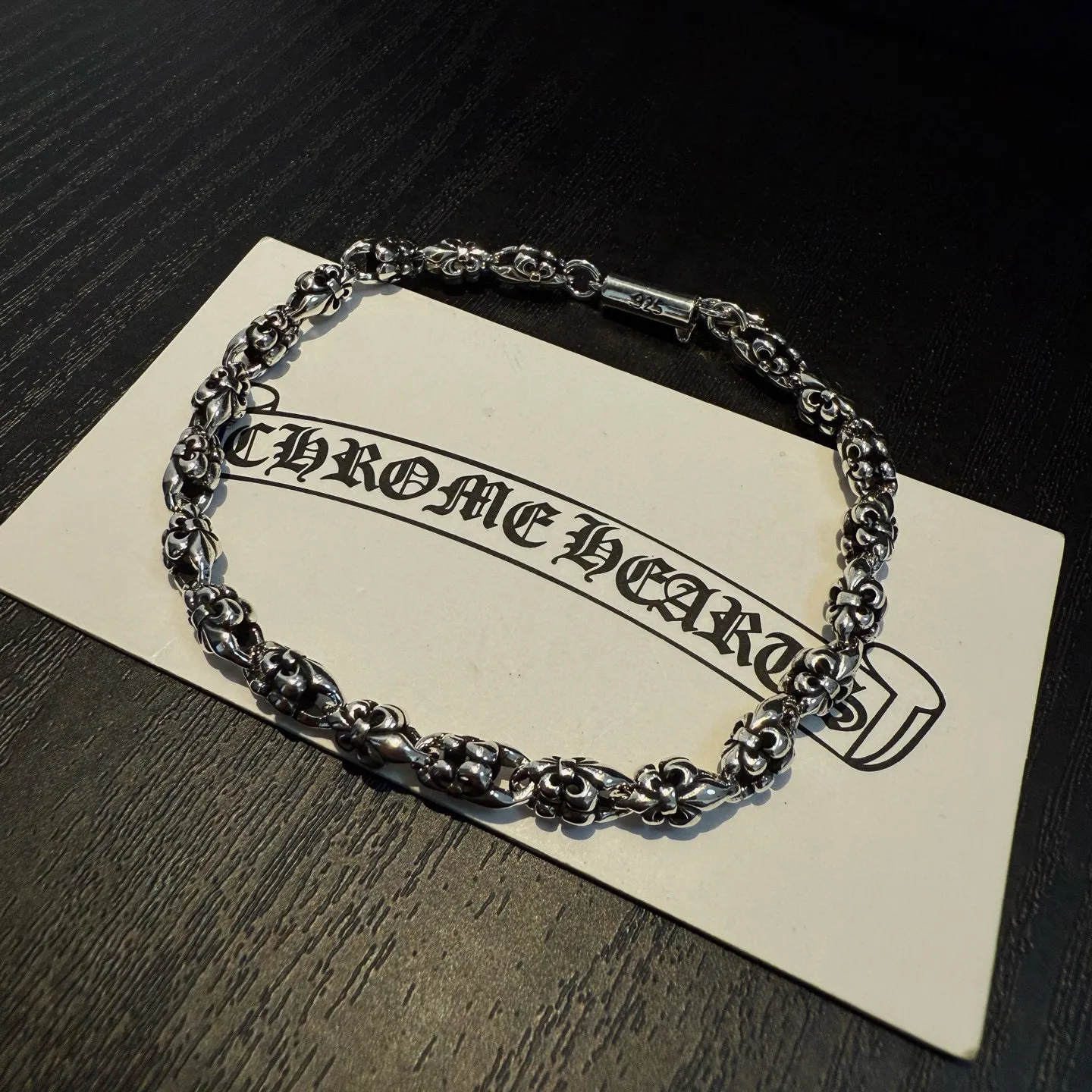 Chrome Hearts シルバー クロスブレスレット - 画像 (4)