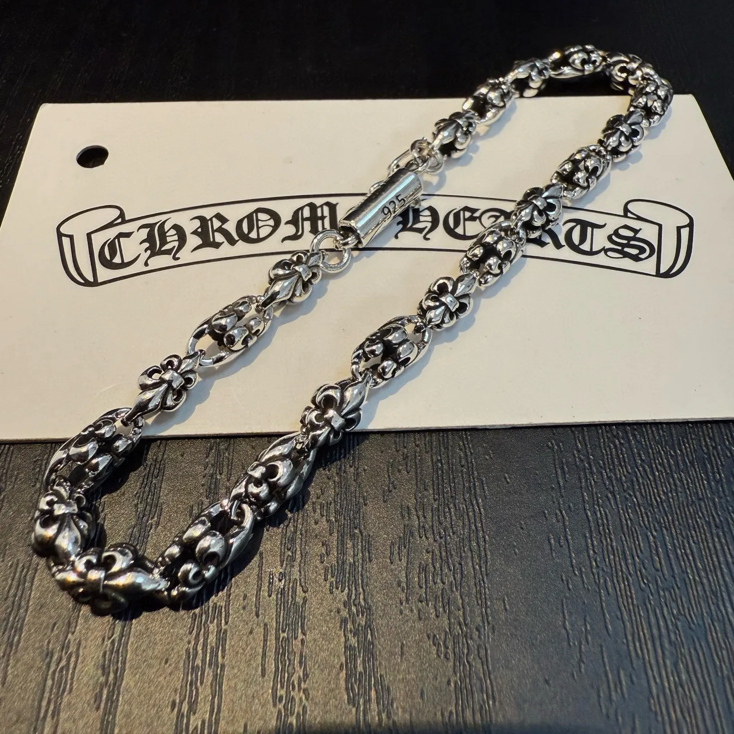 Chrome Hearts シルバー クロスブレスレット - 画像 (7)