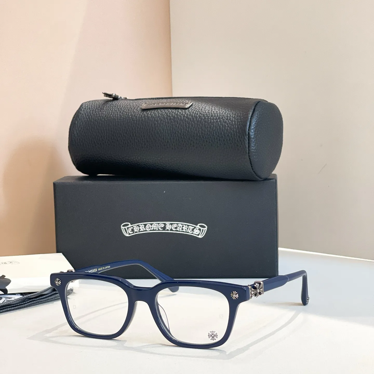 CHROME HEARTS ブルーCOX UCKERサングラス