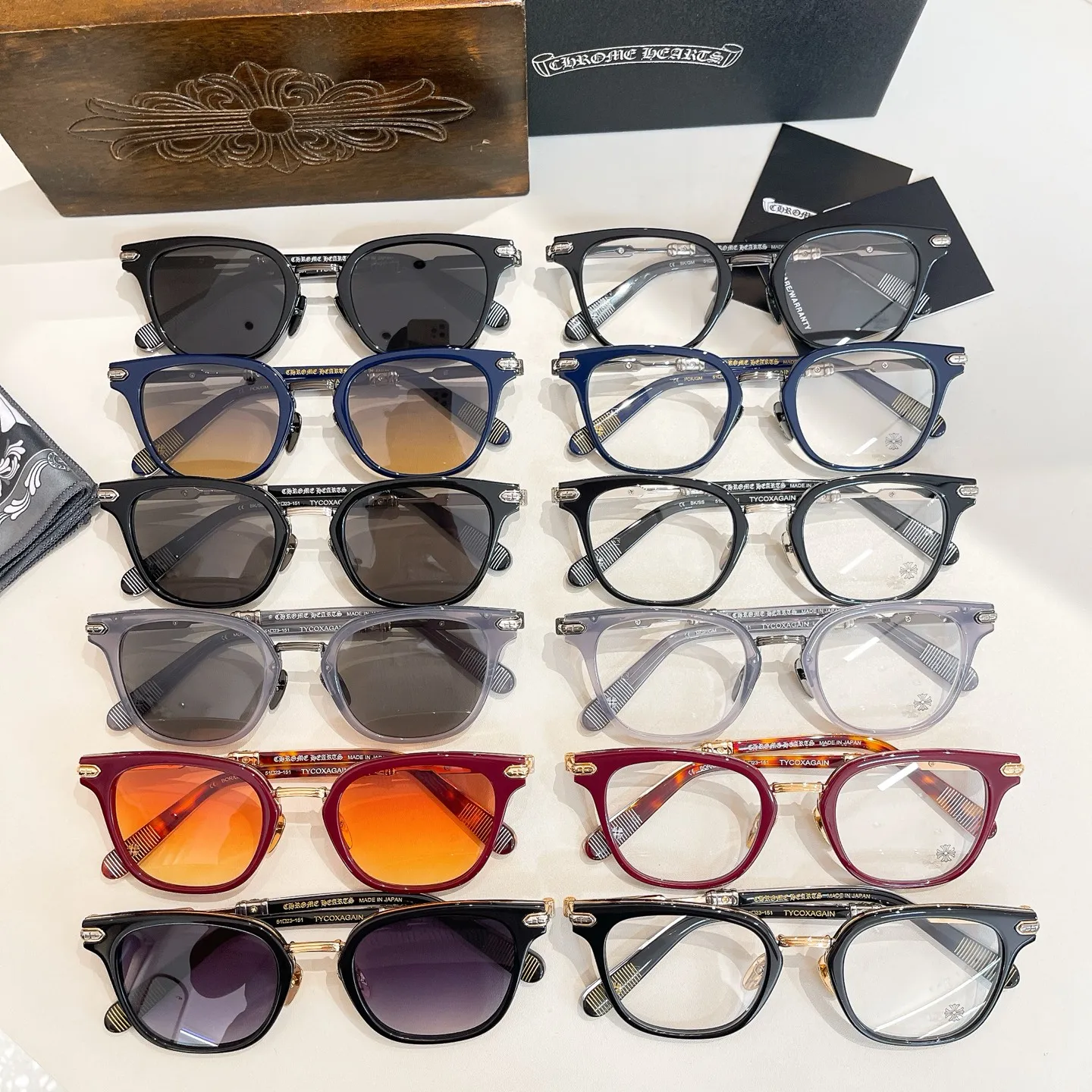 CHROME HEARTS グレー TYCOXAGAIN サングラス - 画像 (6)