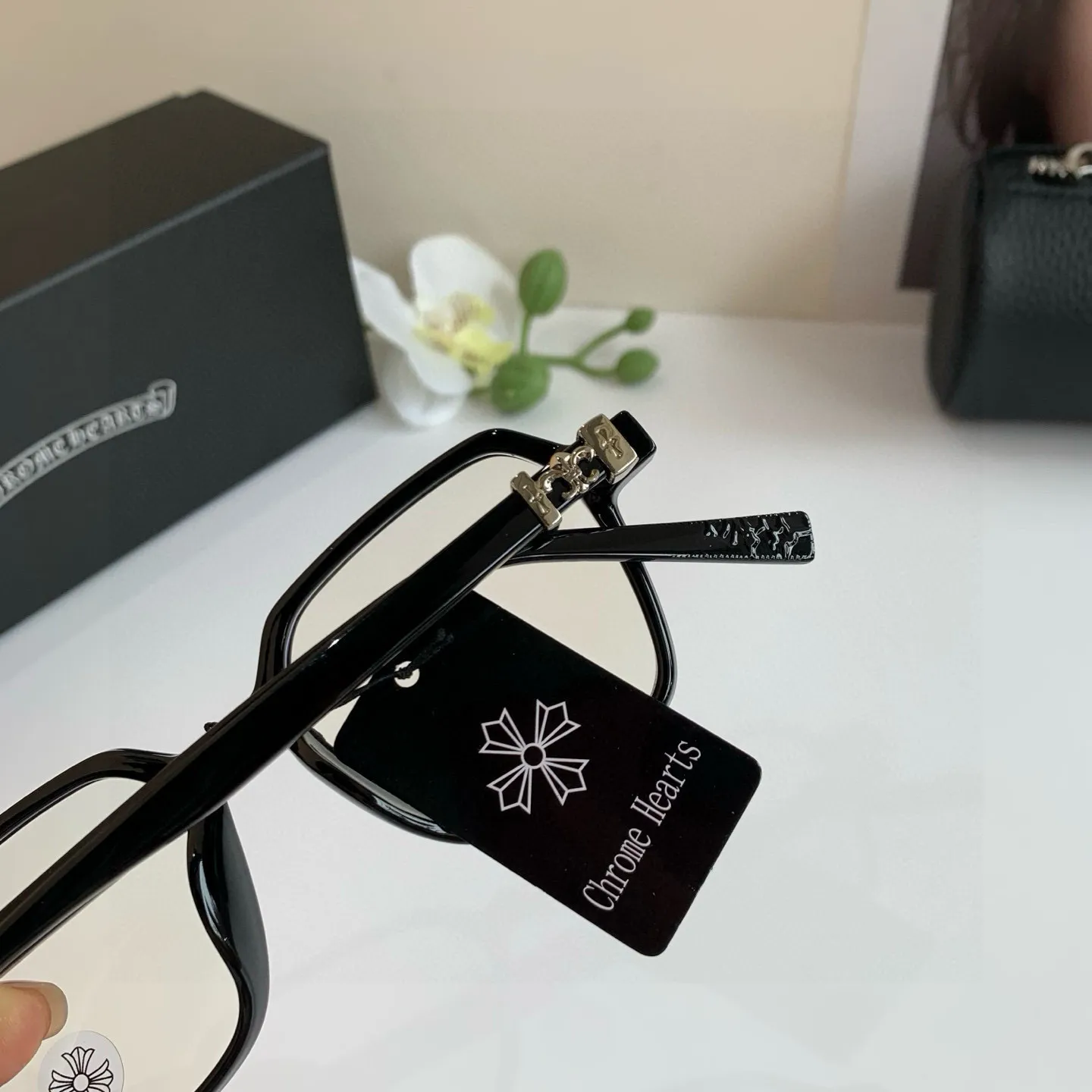 Chrome Hearts ブラック 欧米風スクエア - 画像 (6)