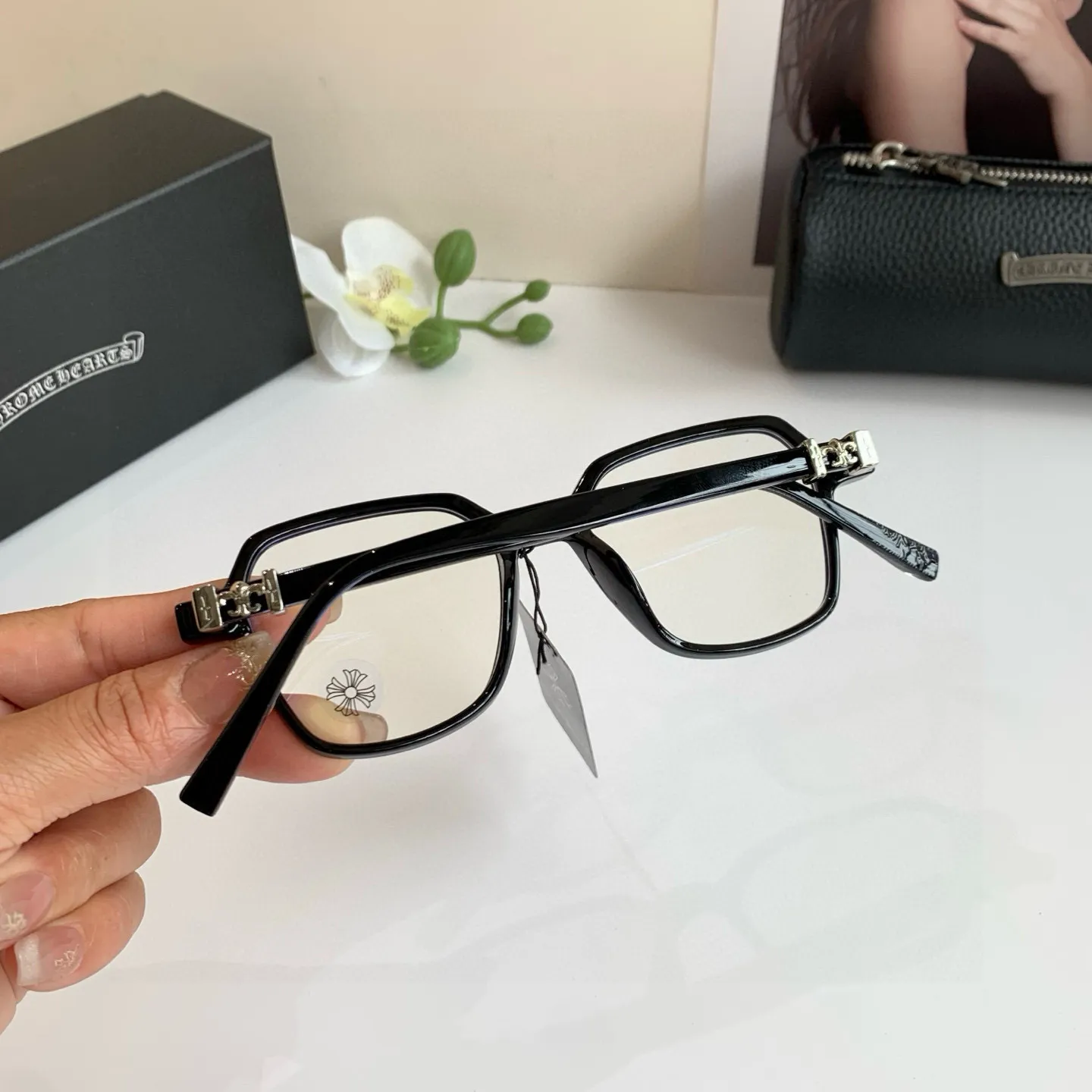 Chrome Hearts ブラック 欧米風スクエア - 画像 (7)