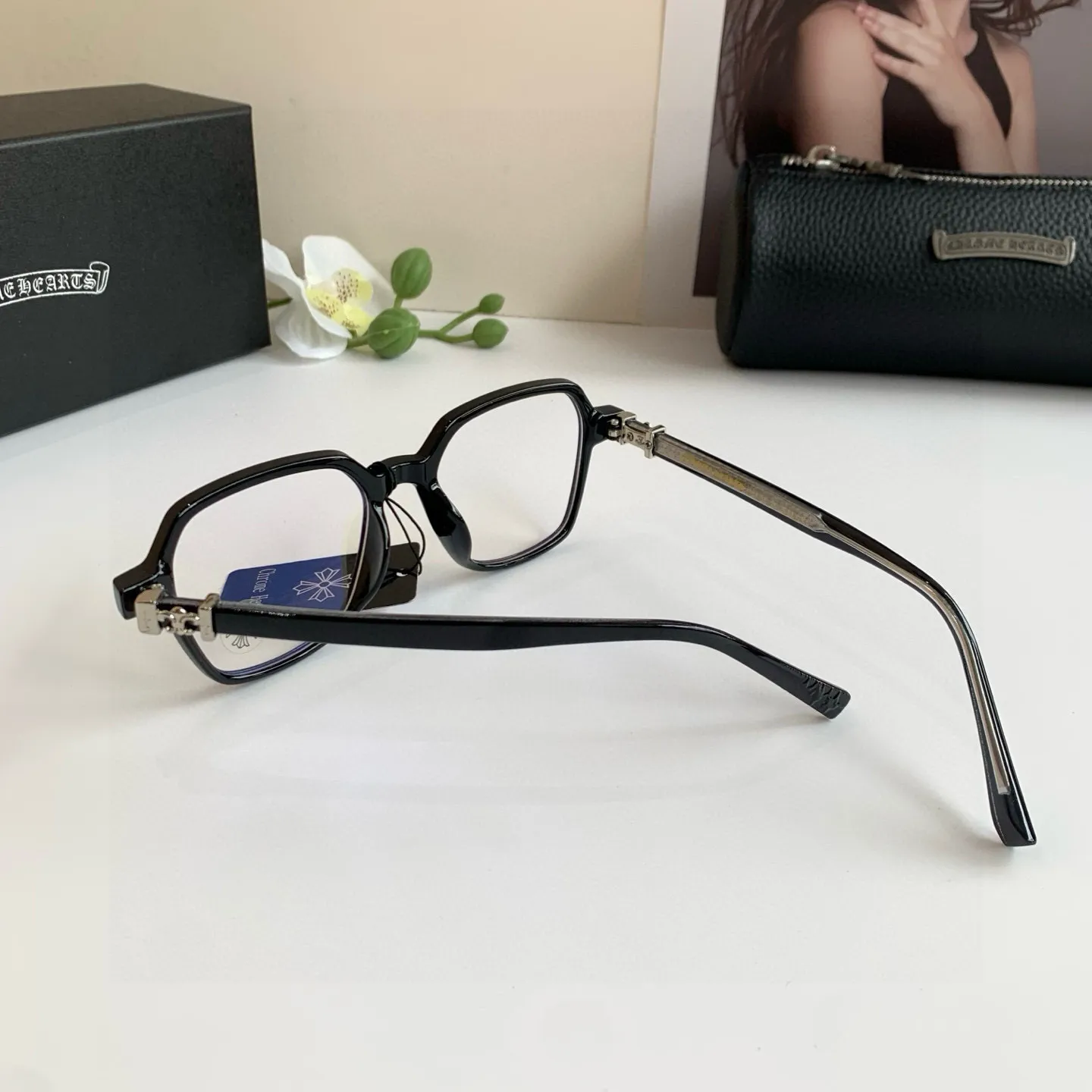 Chrome Hearts ブラック 欧米風スクエア - 画像 (8)