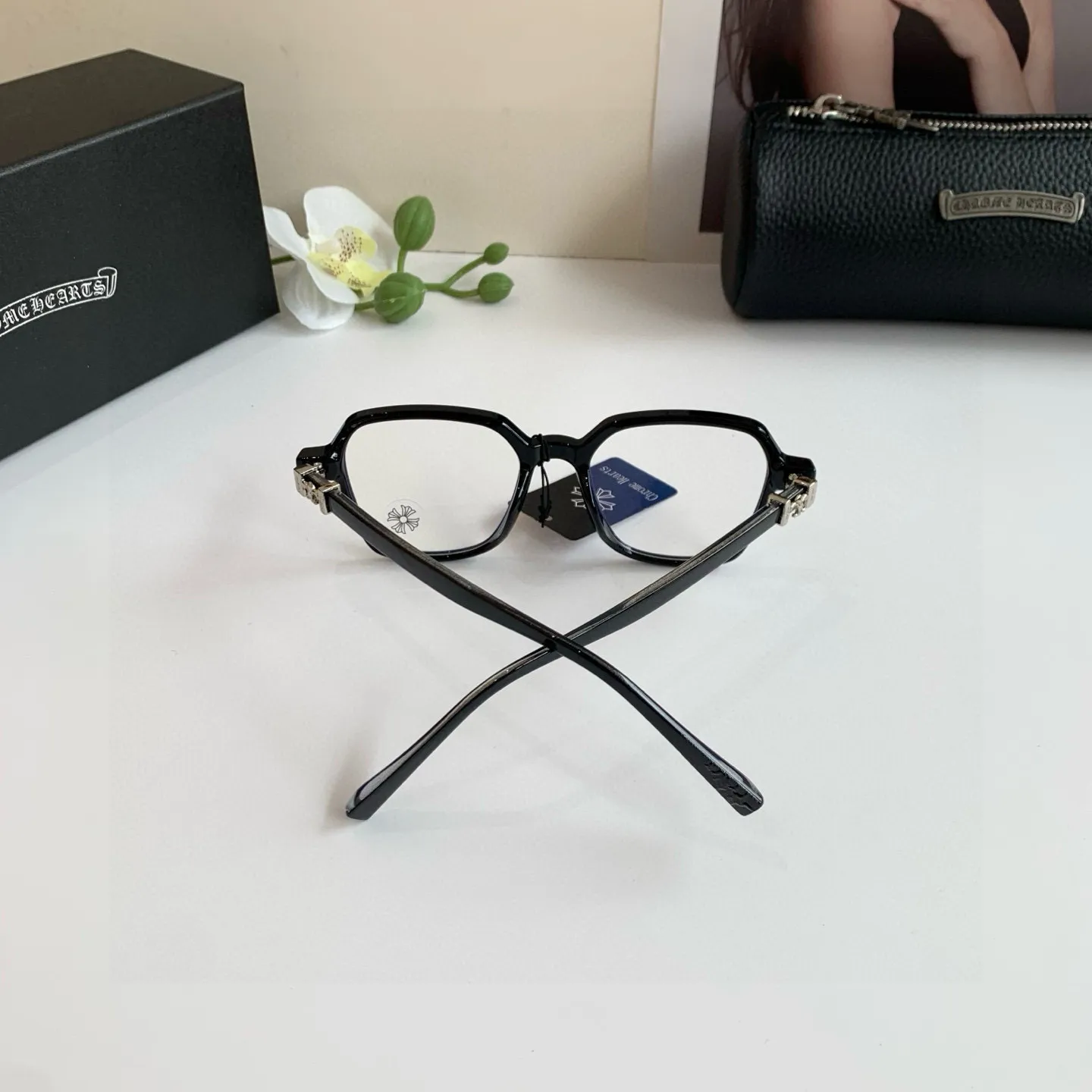 Chrome Hearts ブラック 欧米風スクエア - 画像 (9)