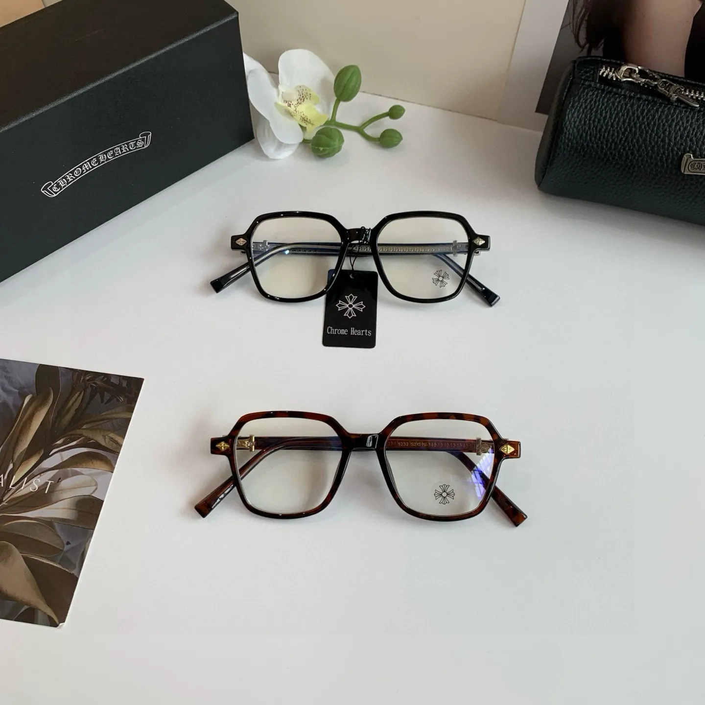 Chrome Hearts ブラック 欧米風スクエア - 画像 (10)