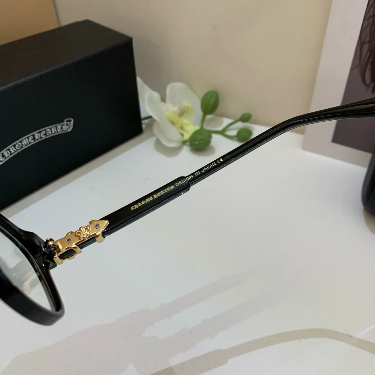 Chrome Hearts 2025新作ブラックスクエアメガネ - 画像 (9)