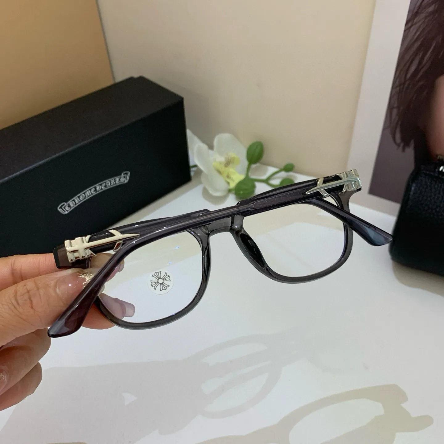 Chrome Hearts クロムハーツ2025新作黒色スクエア - 画像 (6)