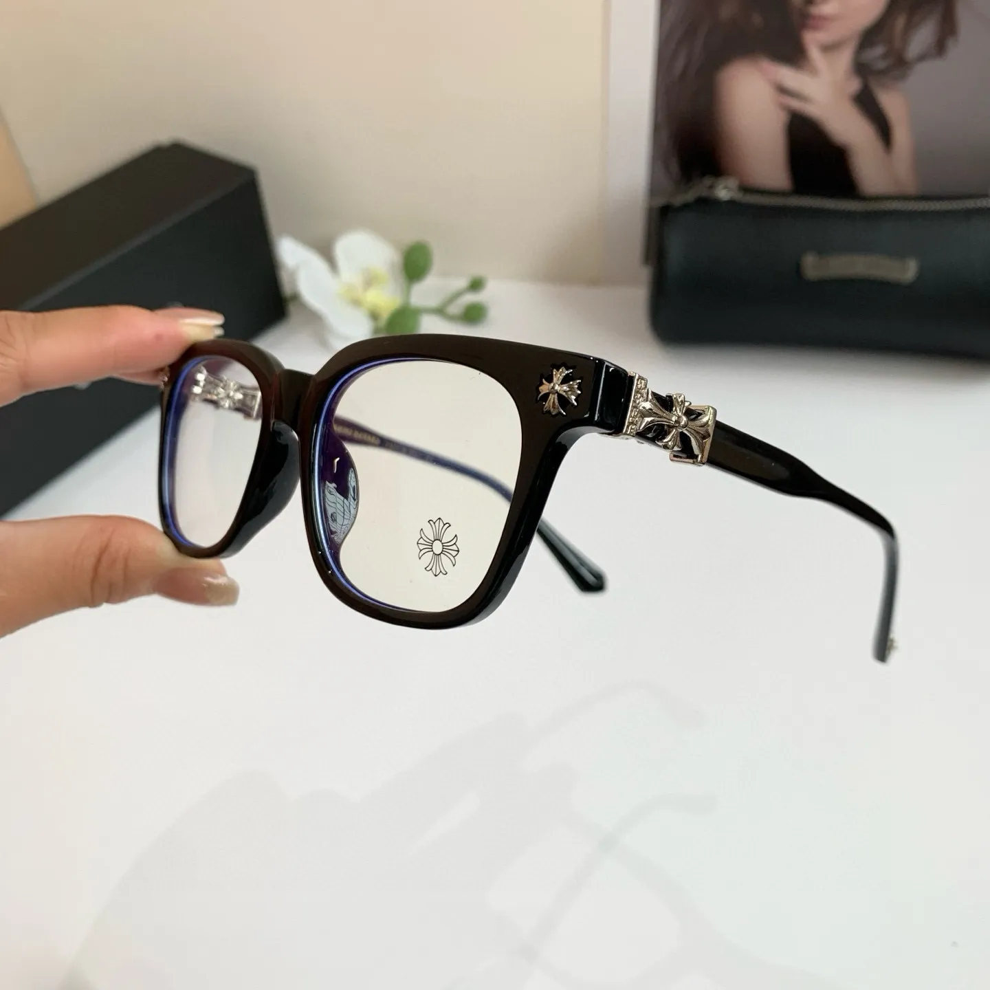 Chrome Hearts ブラック スタイルサングラス - 画像 (7)