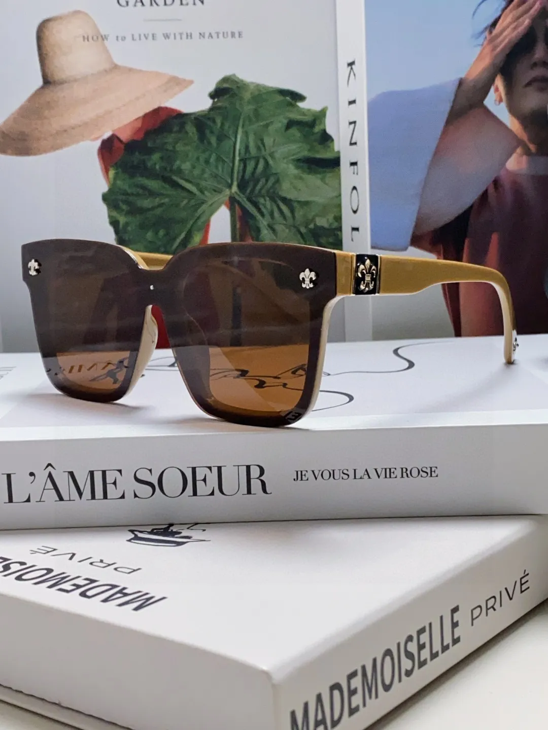 Chrome Hearts ブラウン偏光サングラス