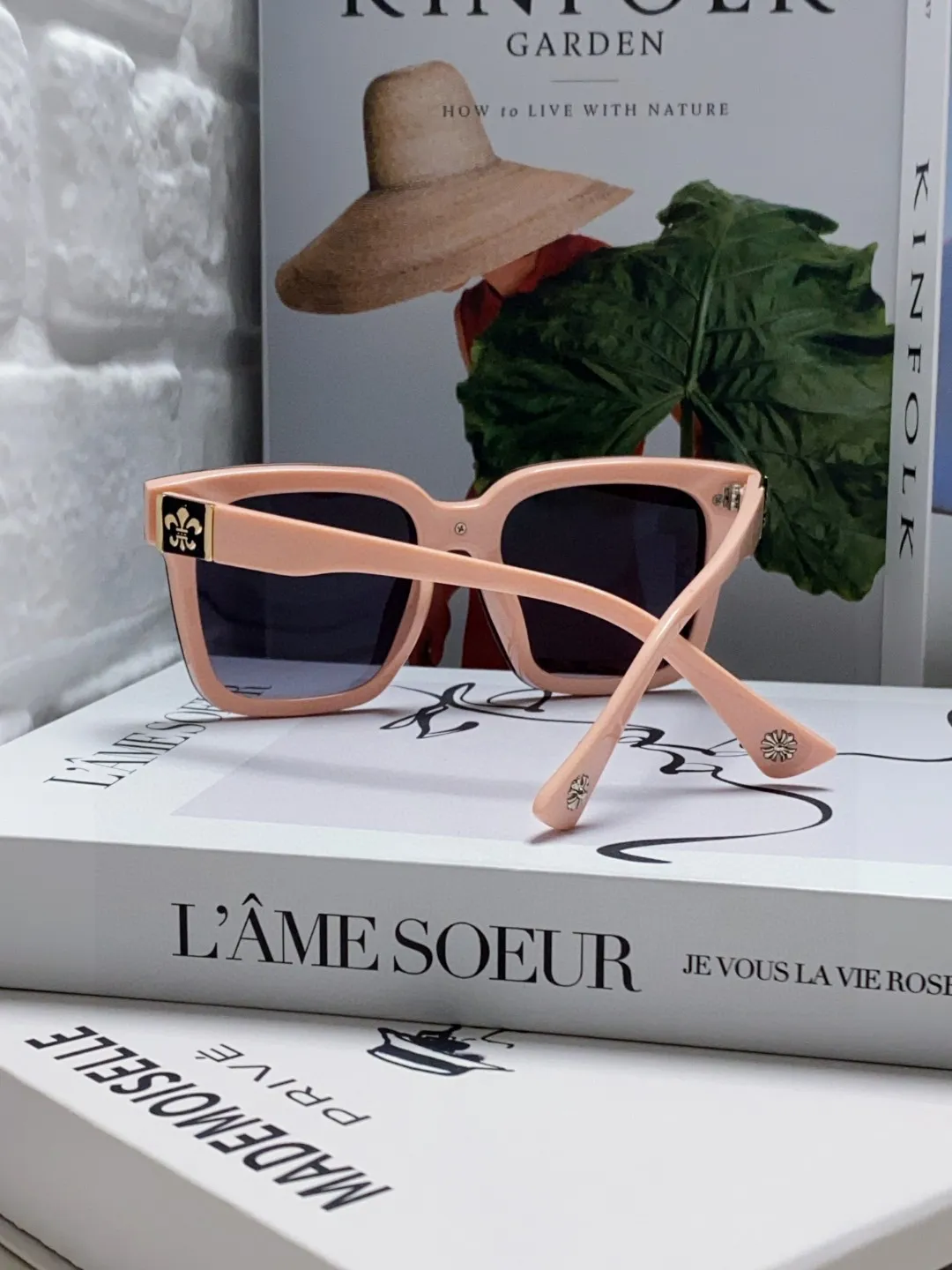 Chrome Heartsピンク偏光サングラス - 画像 (4)