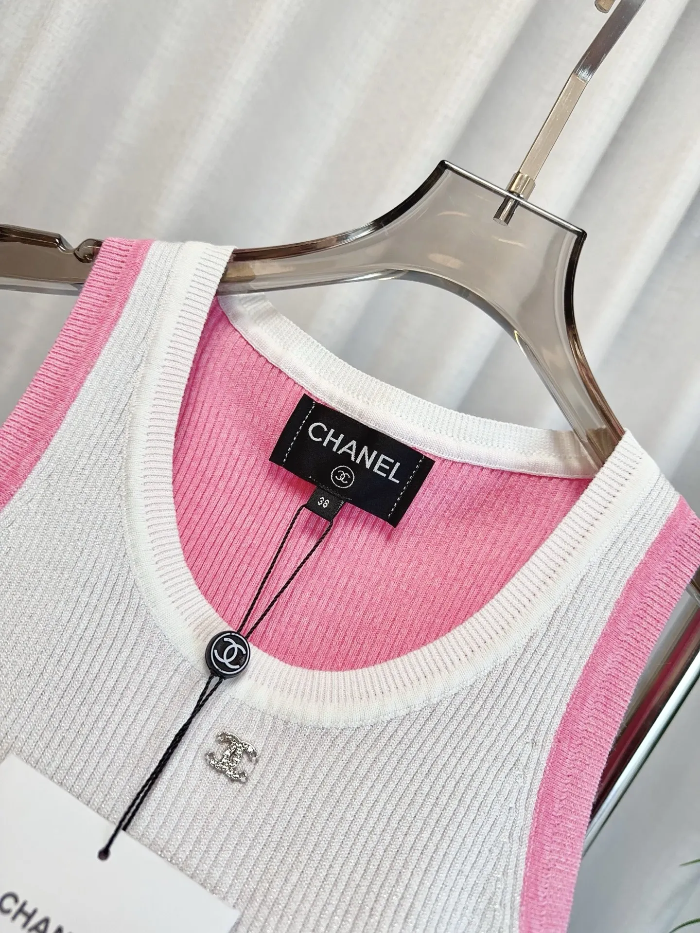 CHANEL新作ピンクと白のベスト - 画像 (7)