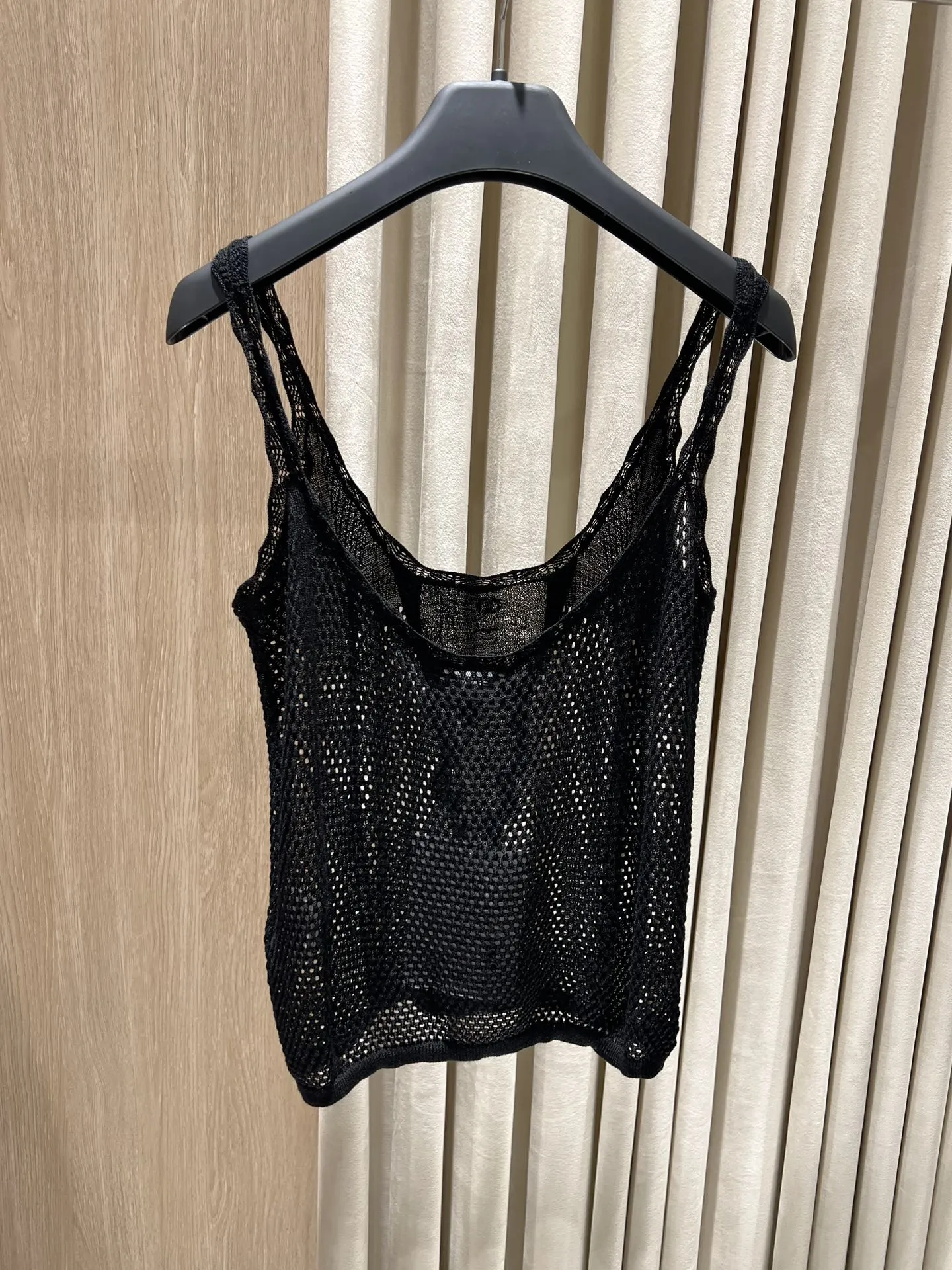 CHANEL黒レースカラーサマートップス - 画像 (3)