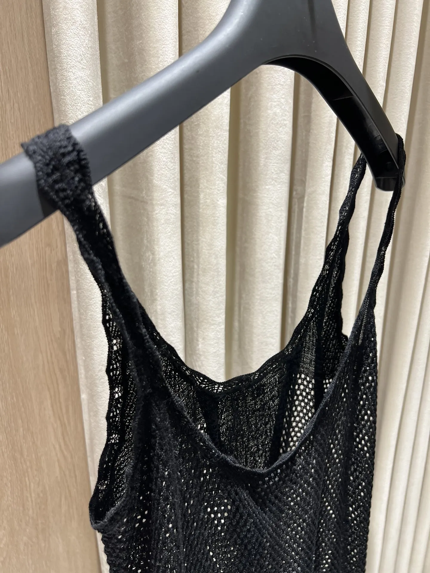 CHANEL黒レースカラーサマートップス - 画像 (7)