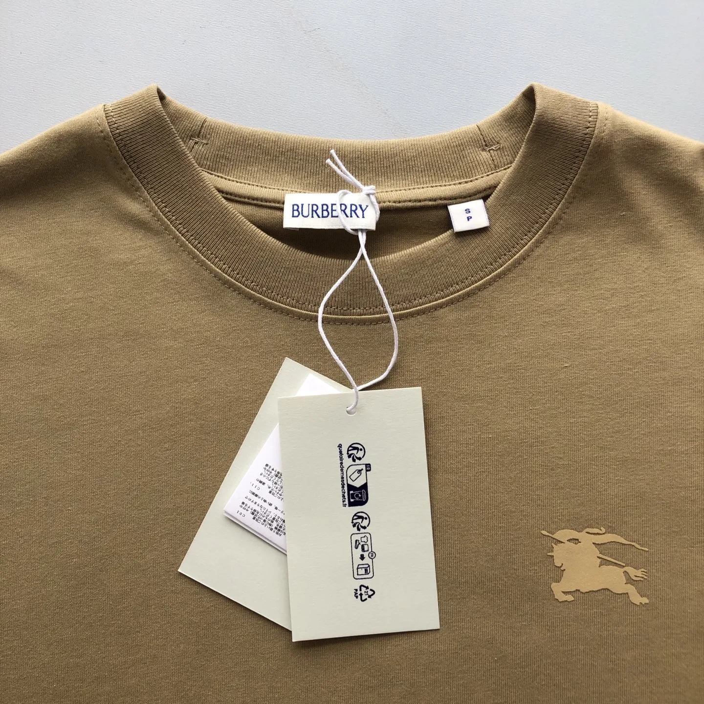 Burberry バーバリー ベージュ 馬術騎士Tシャツ - 画像 (5)