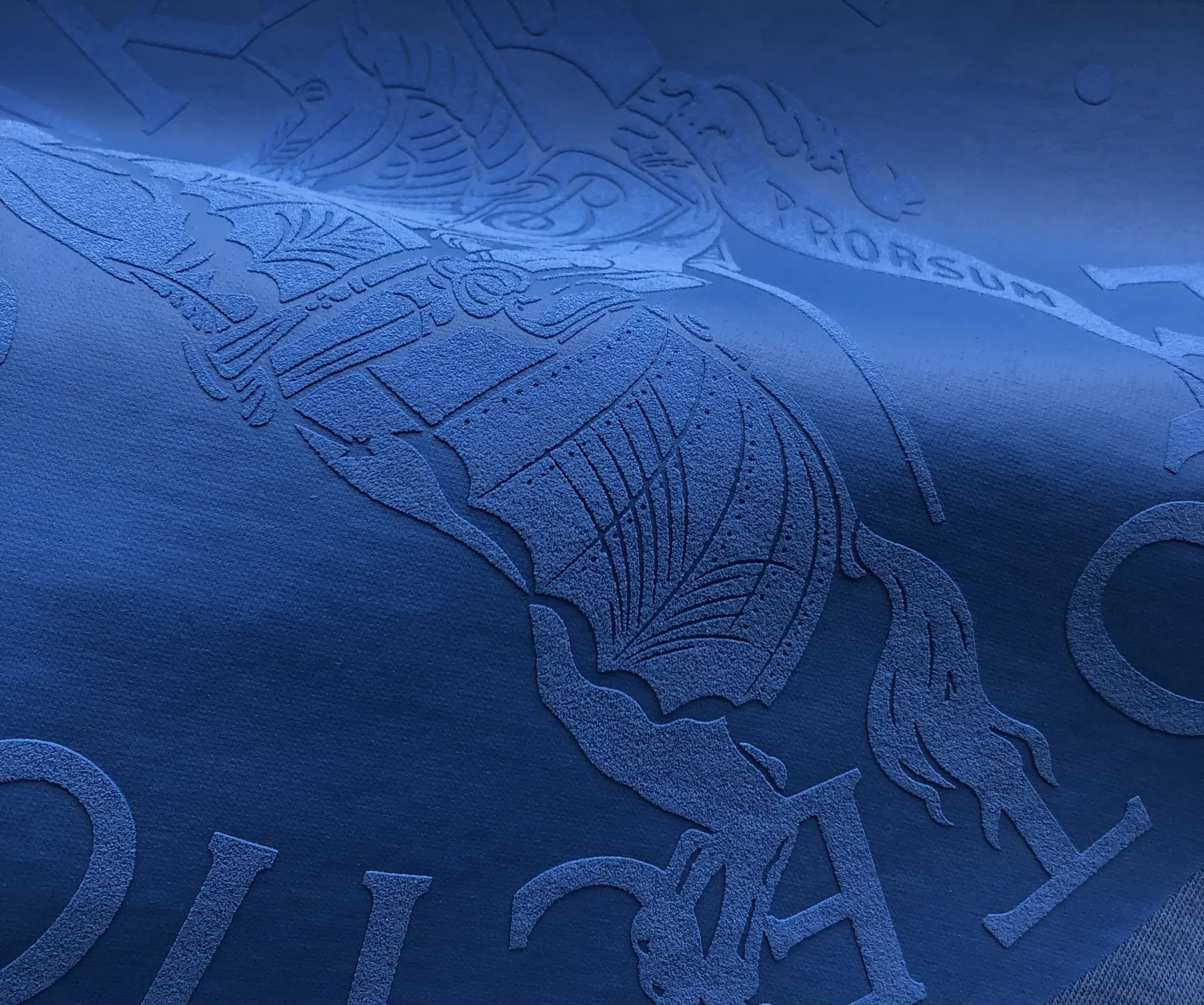 Burberry ブルー馬術騎士徽章コットンTシャツ - 画像 (9)