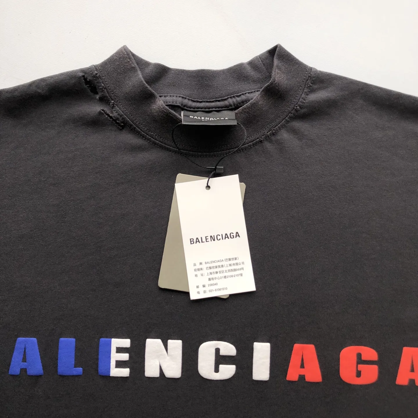 BALENCIAGA ブラック グラフィックTシャツ - 画像 (5)