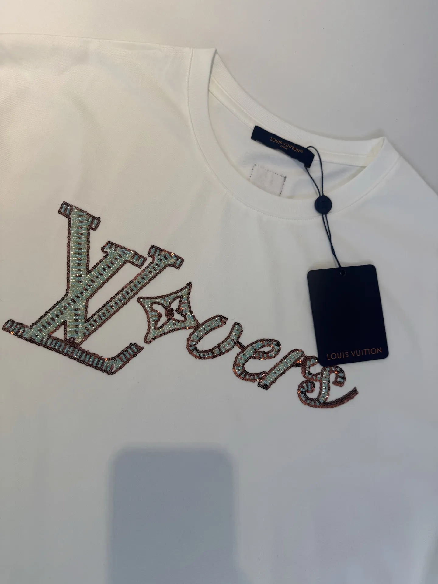 LOUIS VUITTON 白 24SS字母短袖T恤 - 画像 (5)