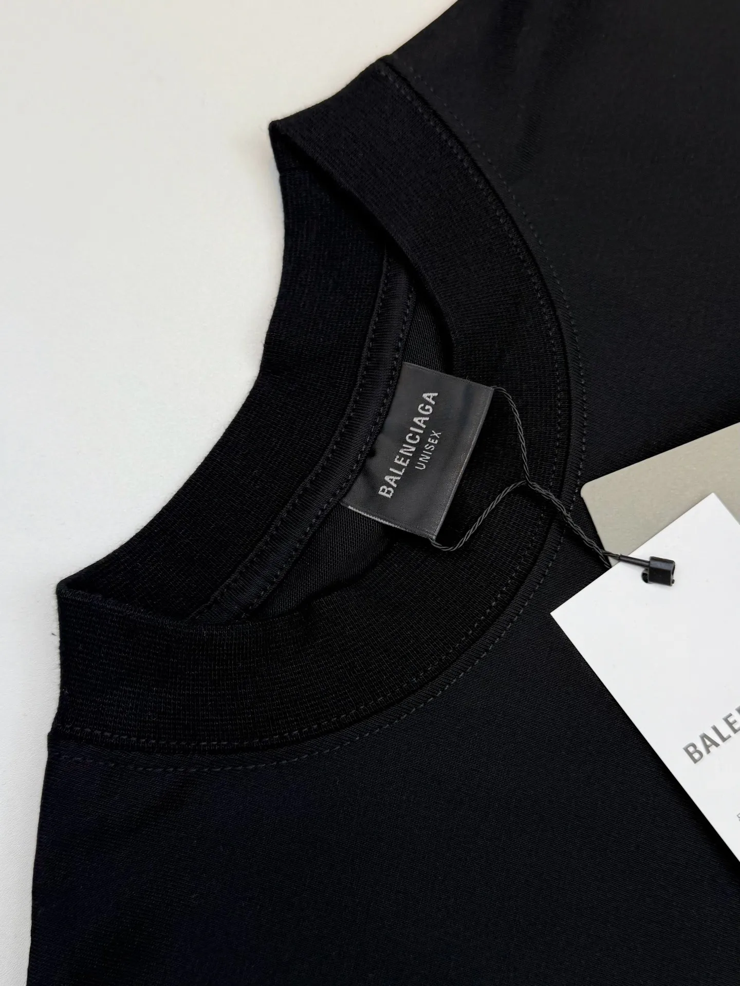 Balenciaga ブラックBBプリントTシャツ - 画像 (7)