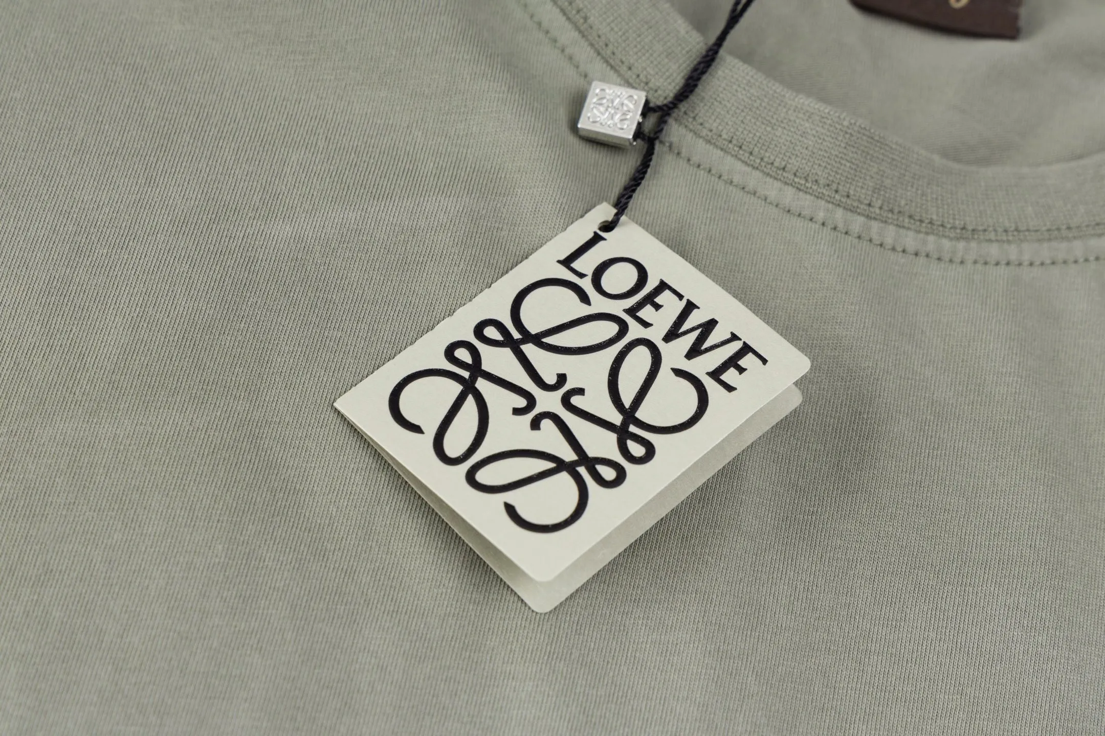 Loewe グリーン 小熊刺繍 短袖Tシャツ - 画像 (6)