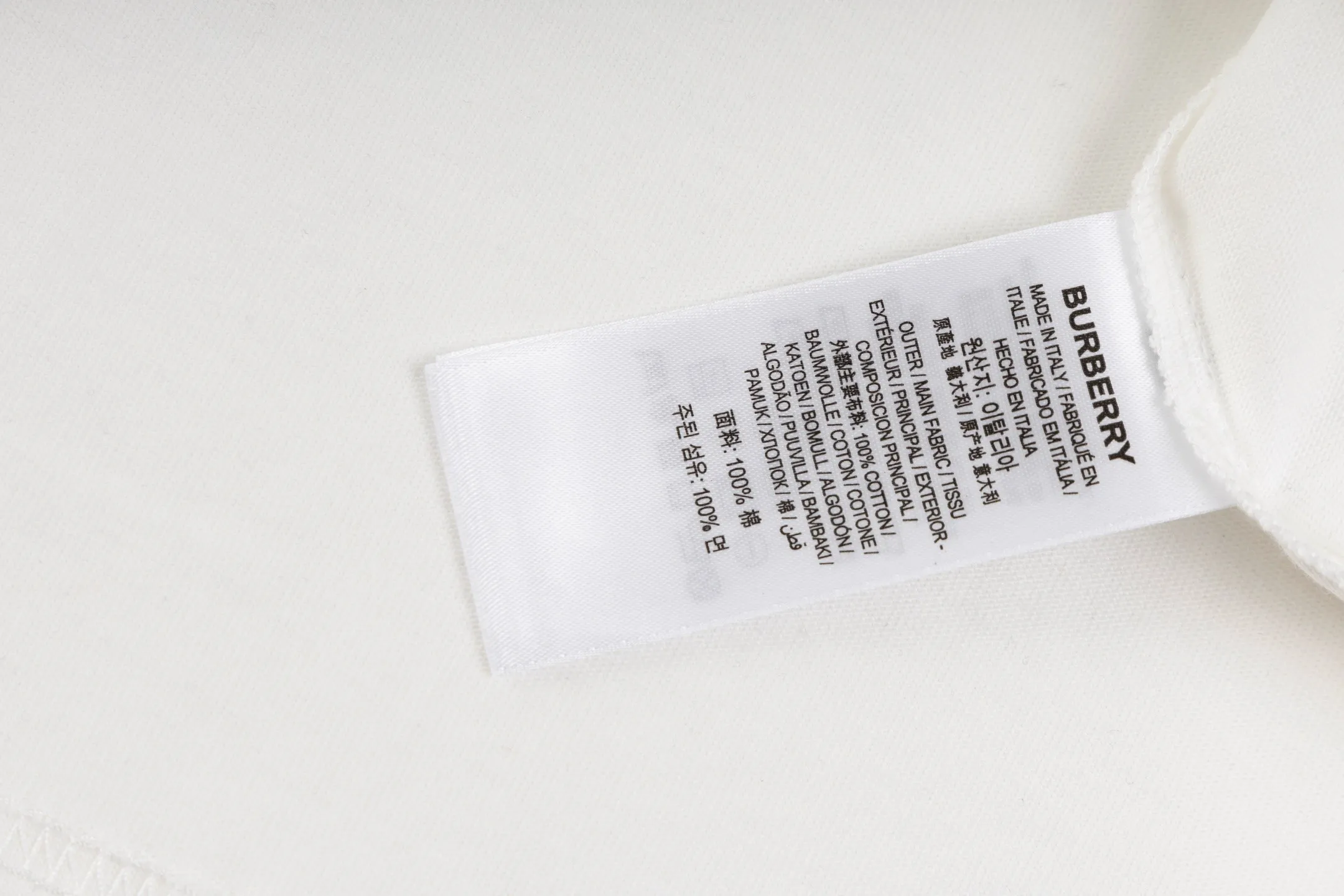 BURBERRY 白 馬術クロスステッチTシャツ - 画像 (9)