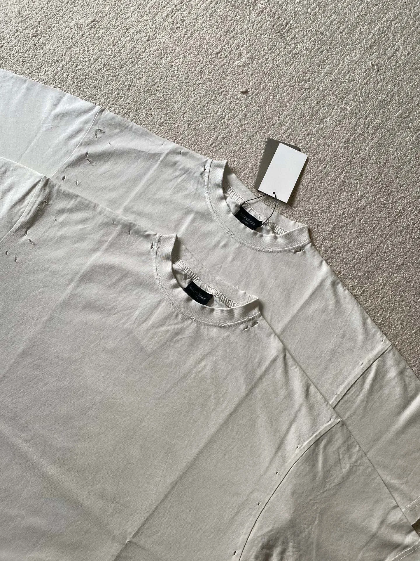 BALENCIAGA ピンク 後背印花 Tシャツ - 画像 (5)