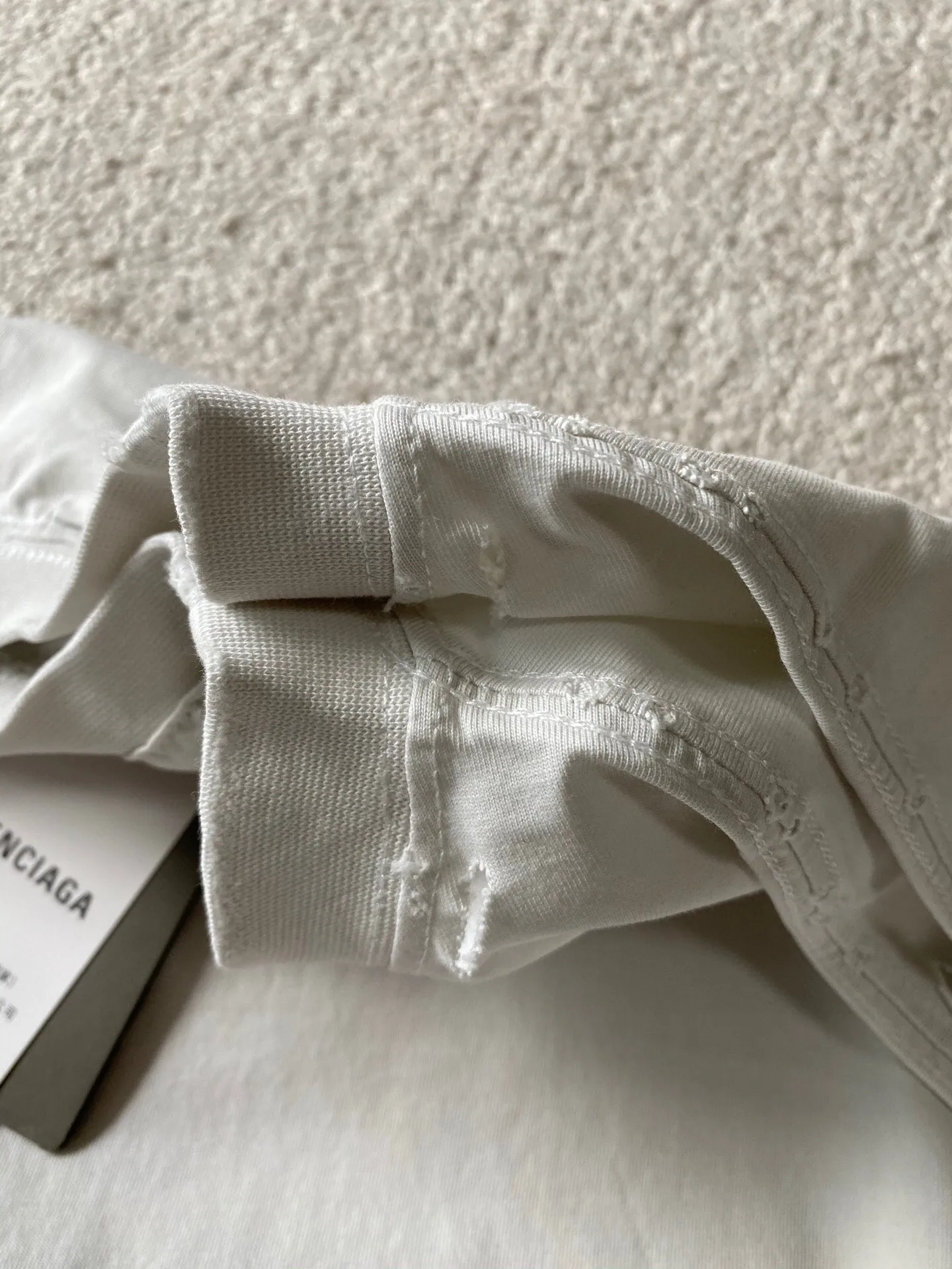 BALENCIAGA ピンク 後背印花 Tシャツ - 画像 (8)