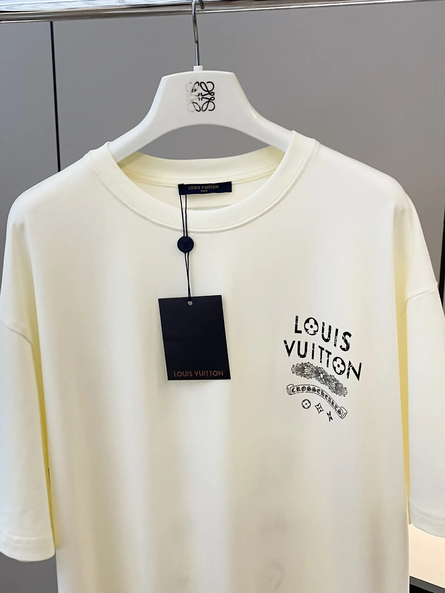 Louis Vuitton×Chrome Hearts新作白半袖Tシャツ - 画像 (4)