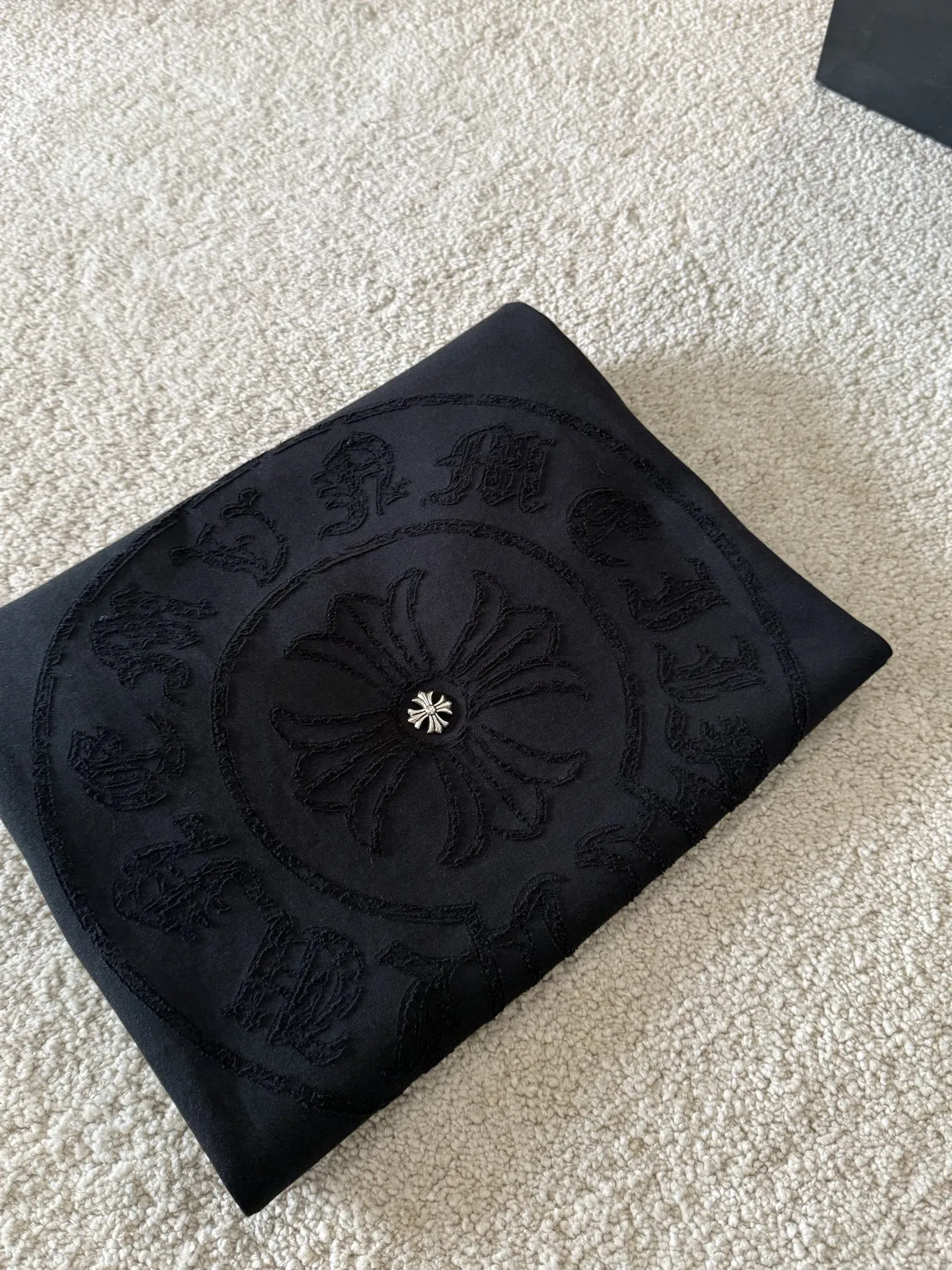 CHクロスハート新作黒半袖Tシャツ - 画像 (7)