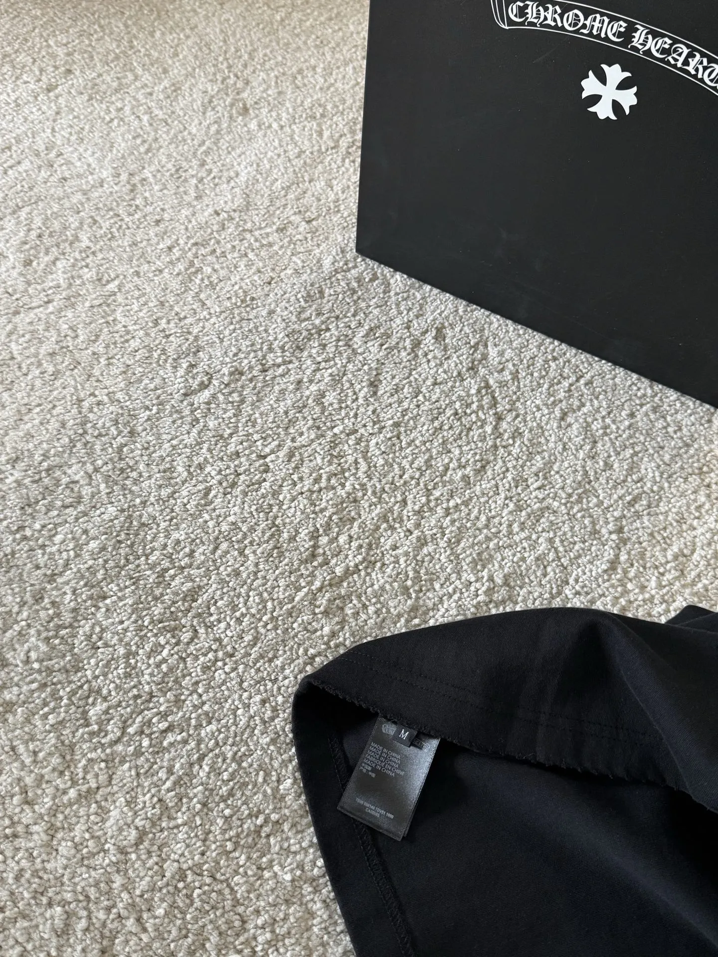 CHクロスハート新作黒半袖Tシャツ - 画像 (9)