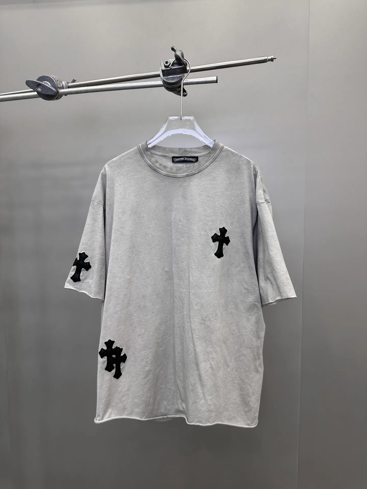 クロスハート新作グレー半袖Tシャツ - 画像 (7)