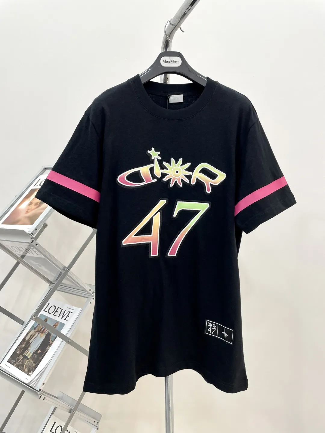 DIORクリスチャンディオール黒半袖Tシャツ新作