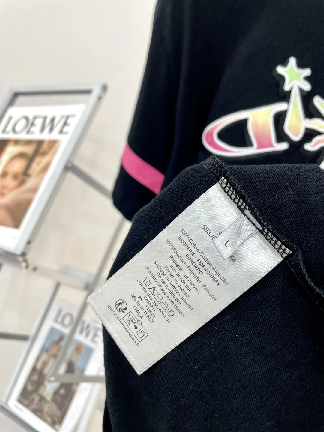 DIORクリスチャンディオール黒半袖Tシャツ新作 - 画像 (8)