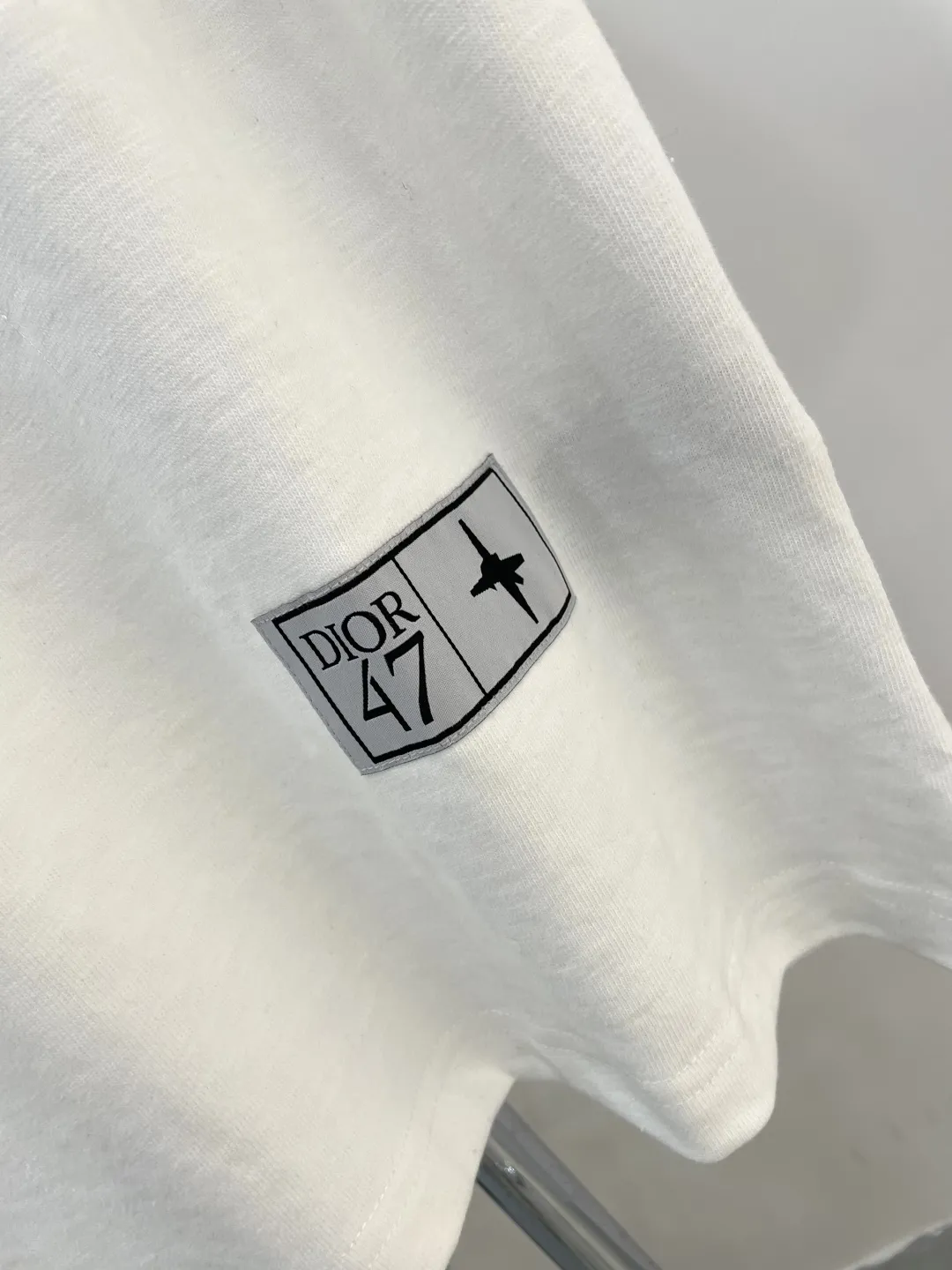 DIORクリスチャンディオール白黒ストライプ半袖Tシャツ - 画像 (8)