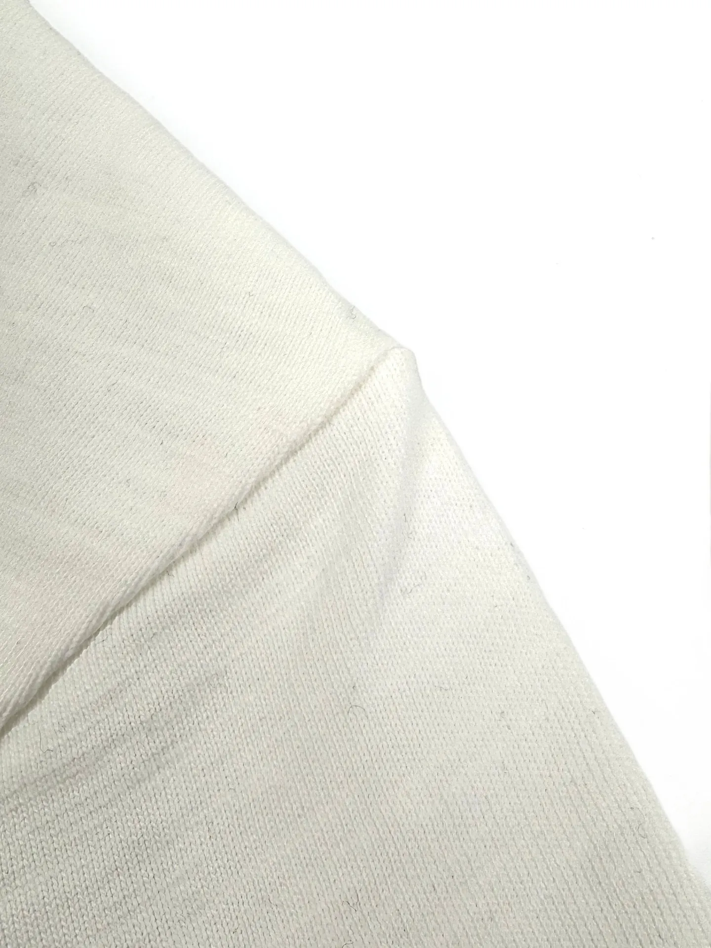 Dior新作白黒毛巾绣半袖Tシャツ - 画像 (6)