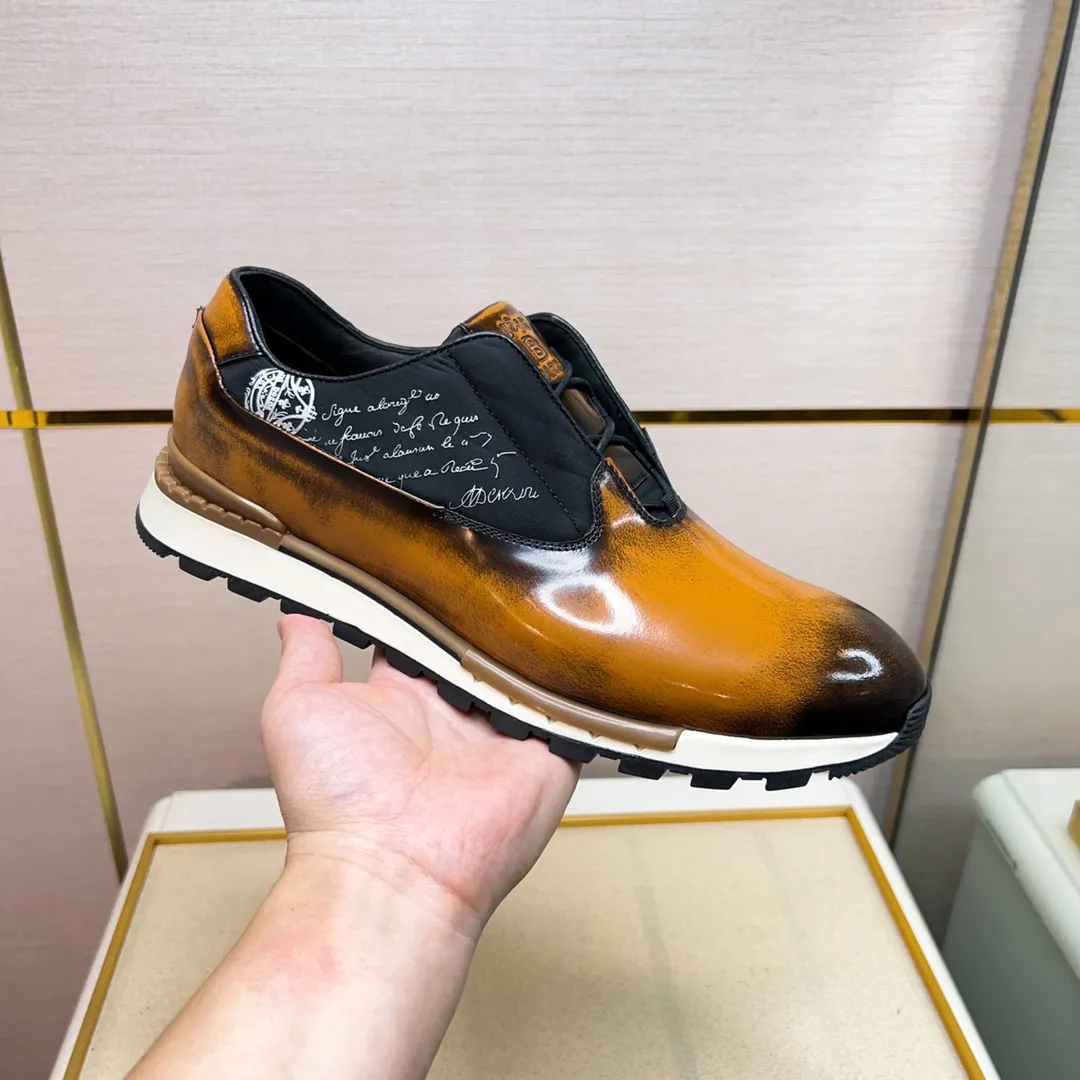 Berluti ブラウン スリッポンシューズ - 画像 (3)