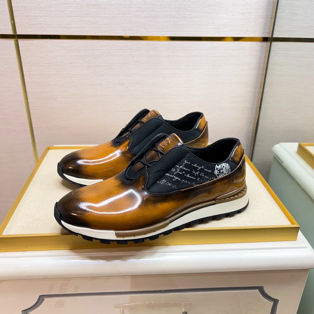 Berluti ブラウン スリッポンシューズ - 画像 (4)