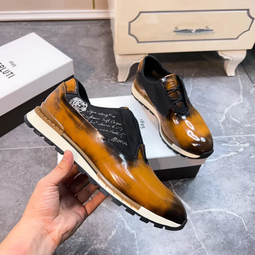 Berluti ブラウン スリッポンシューズ - 画像 (5)