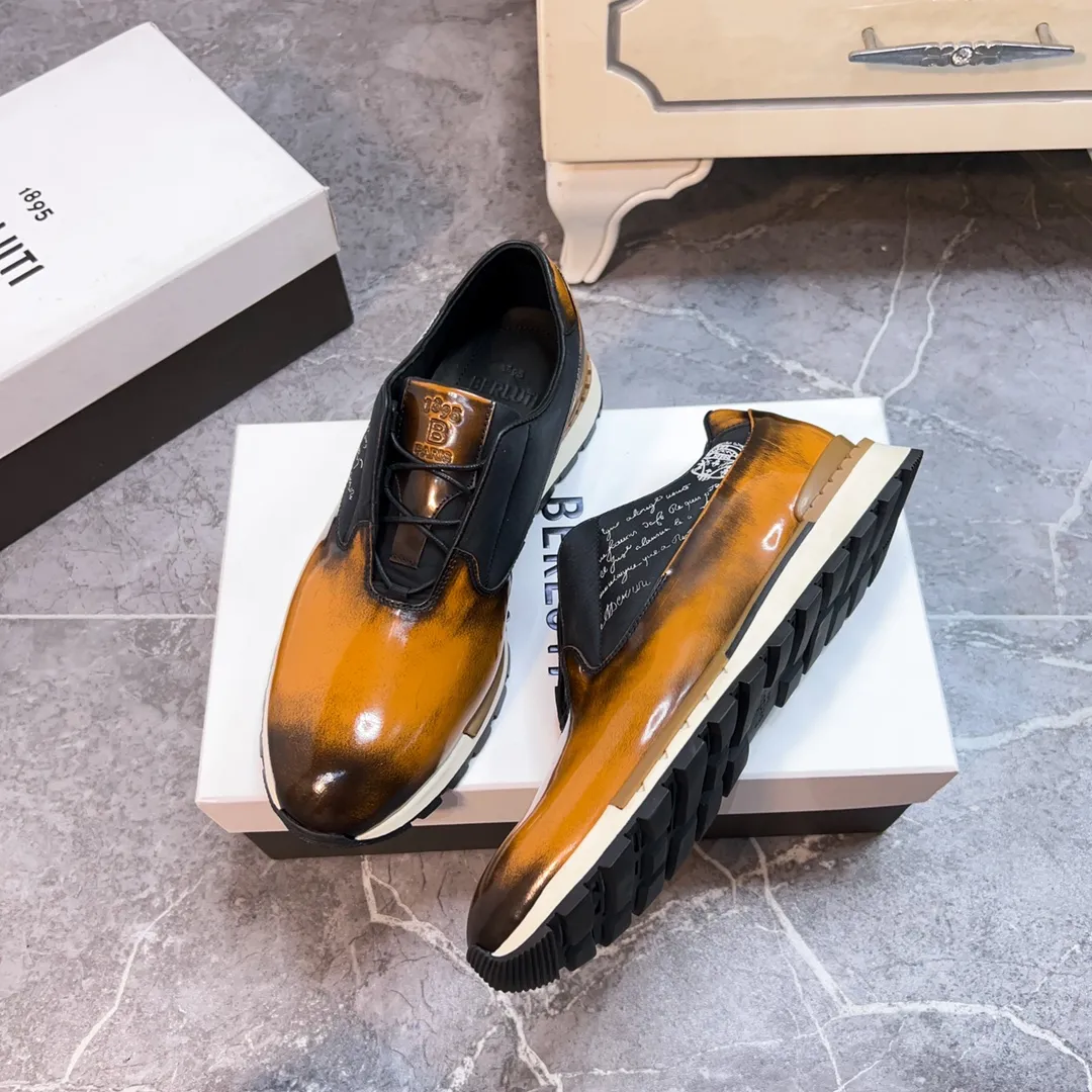 Berluti ブラウン スリッポンシューズ - 画像 (6)