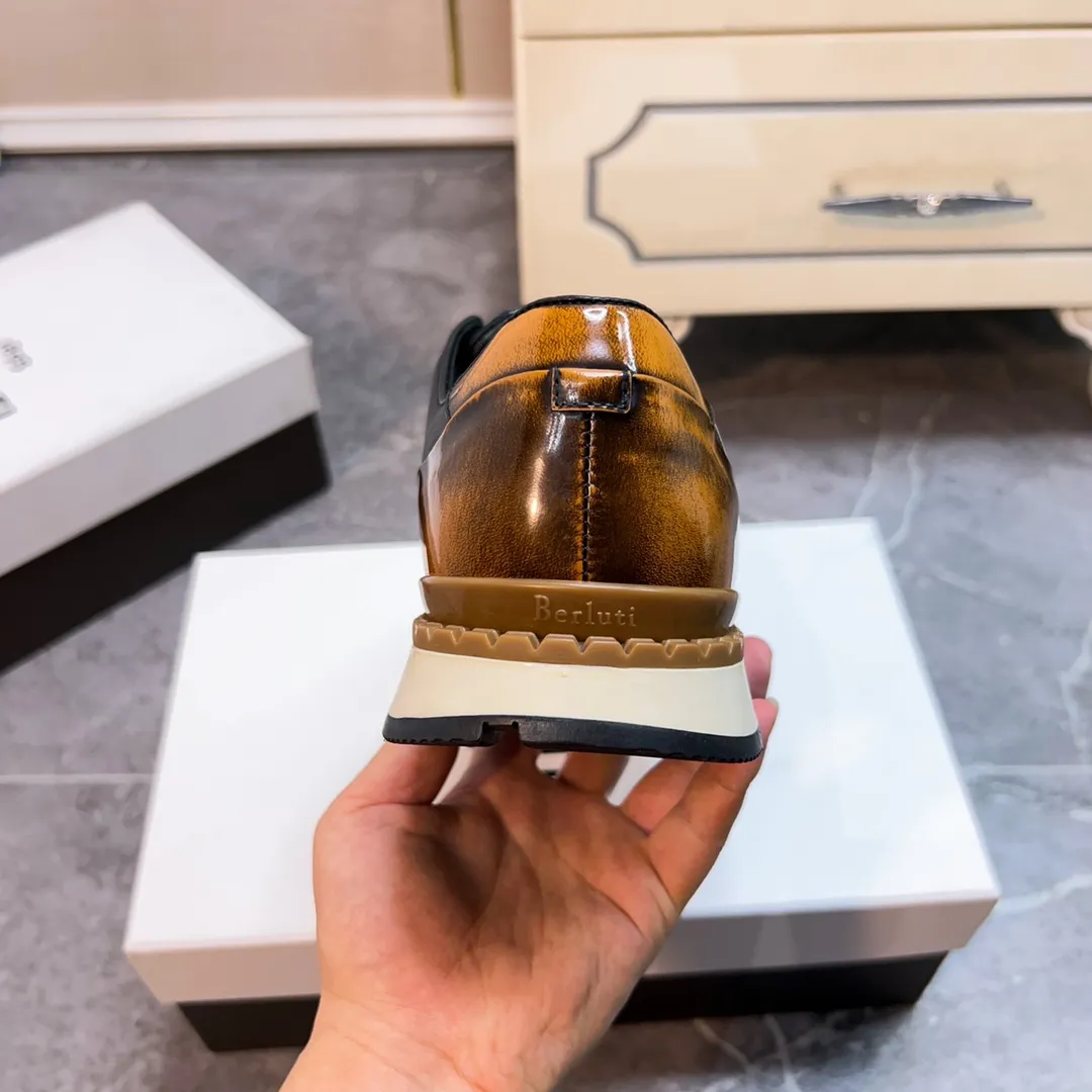 Berluti ブラウン スリッポンシューズ - 画像 (9)