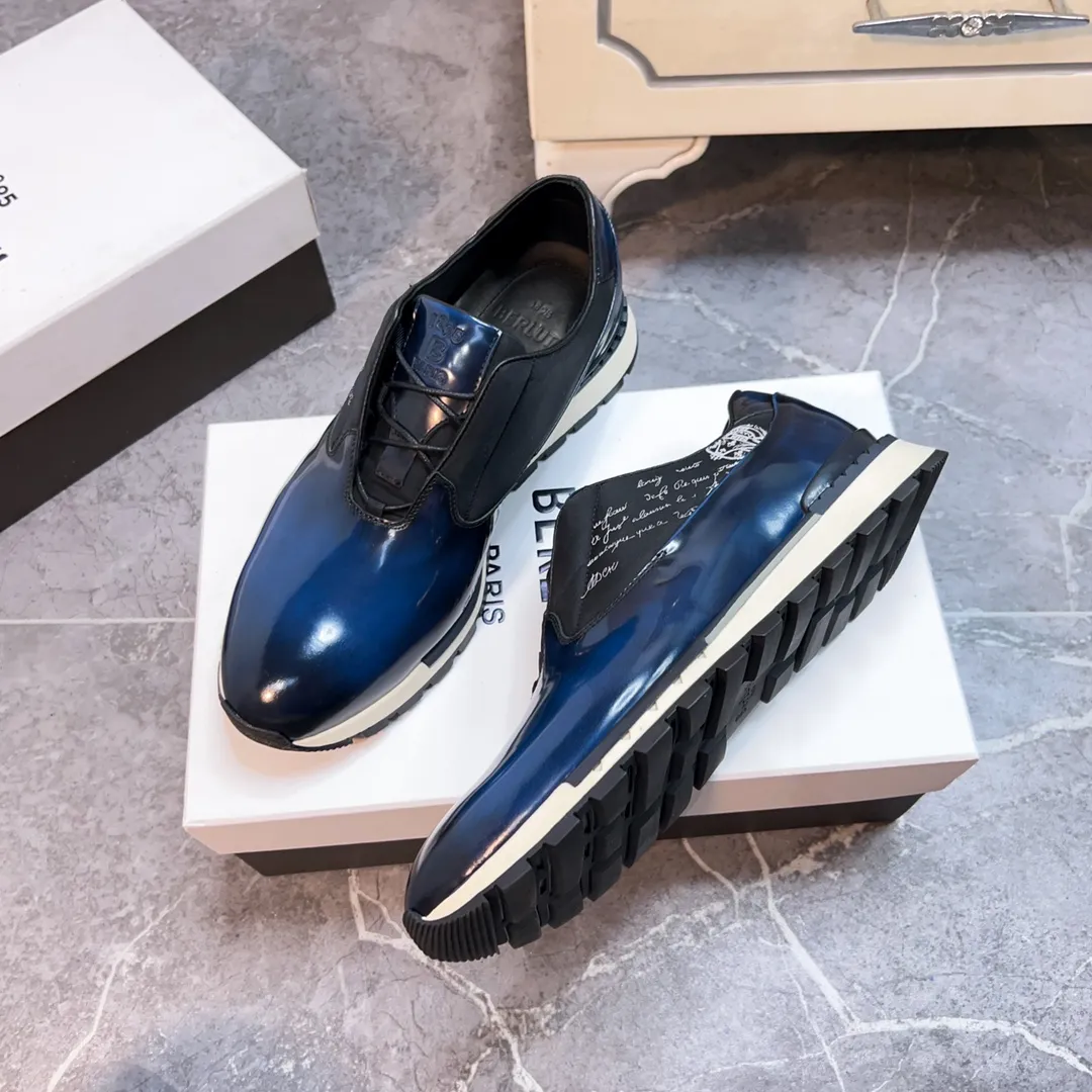 Berluti ブルー スリッポンシューズ - 画像 (5)