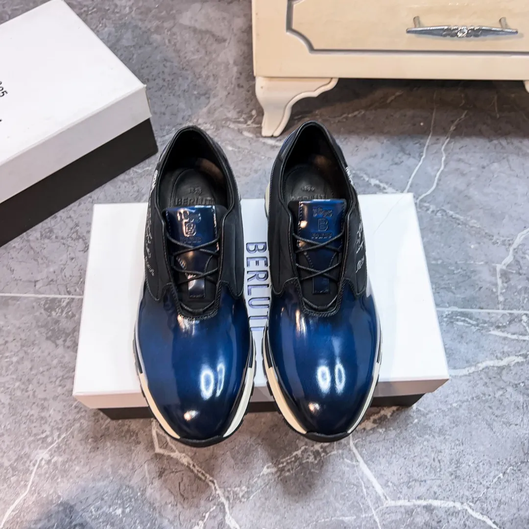 Berluti ブルー スリッポンシューズ - 画像 (6)