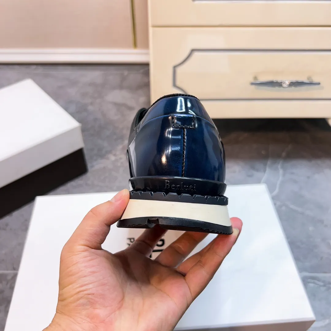 Berluti ブルー スリッポンシューズ - 画像 (8)