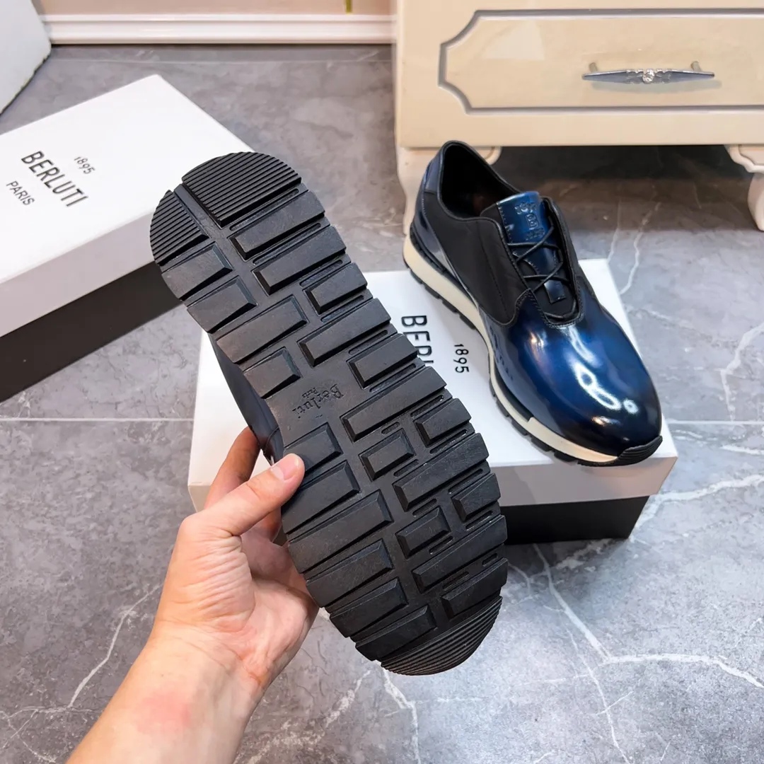 Berluti ブルー スリッポンシューズ - 画像 (9)