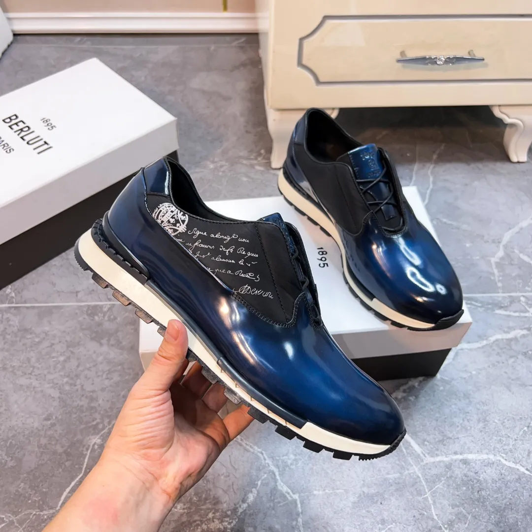 Berluti ブルー スリッポンシューズ - 画像 (10)