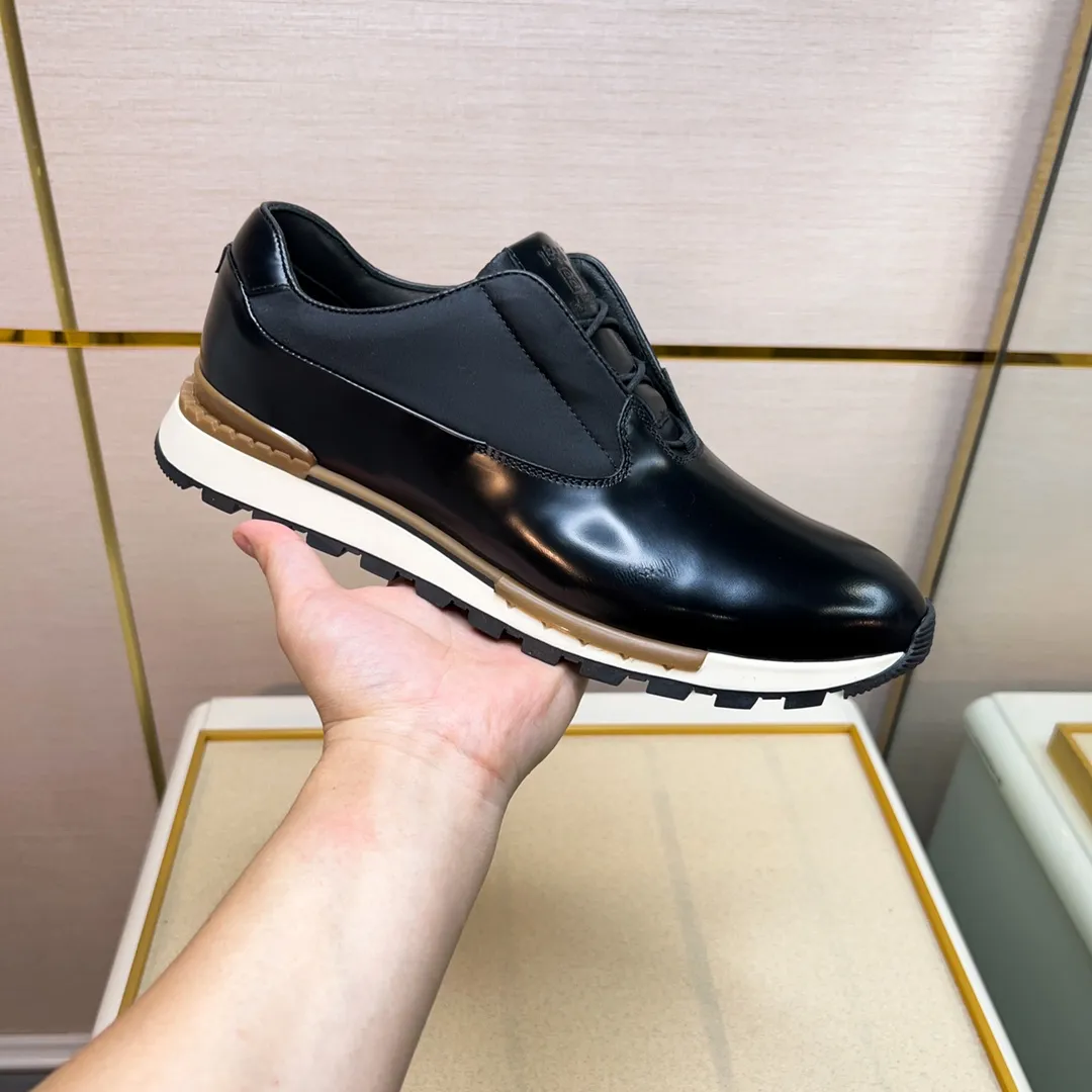 Berluti ブラックレザースニーカー - 画像 (3)